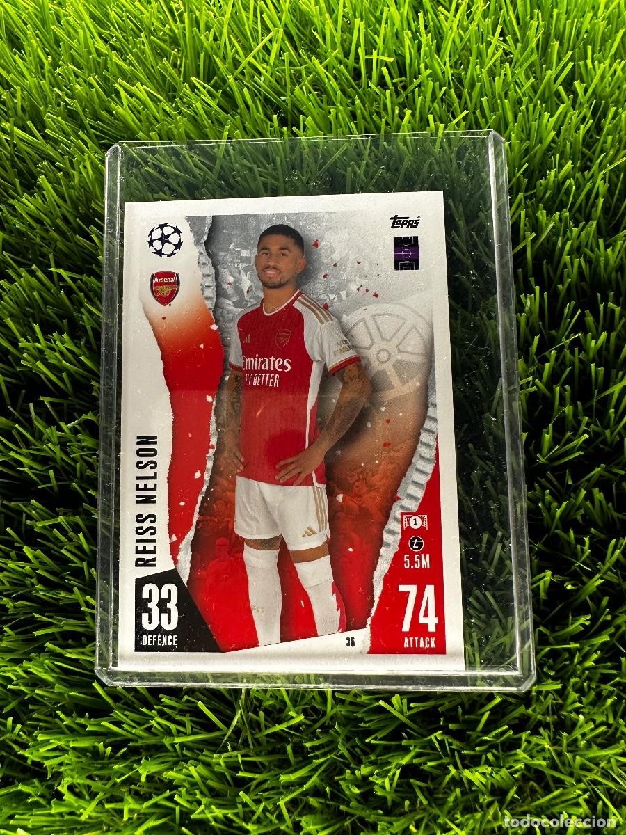 nº 36 reiss nelson arsenal match attax 23 24 - Buy Collectible