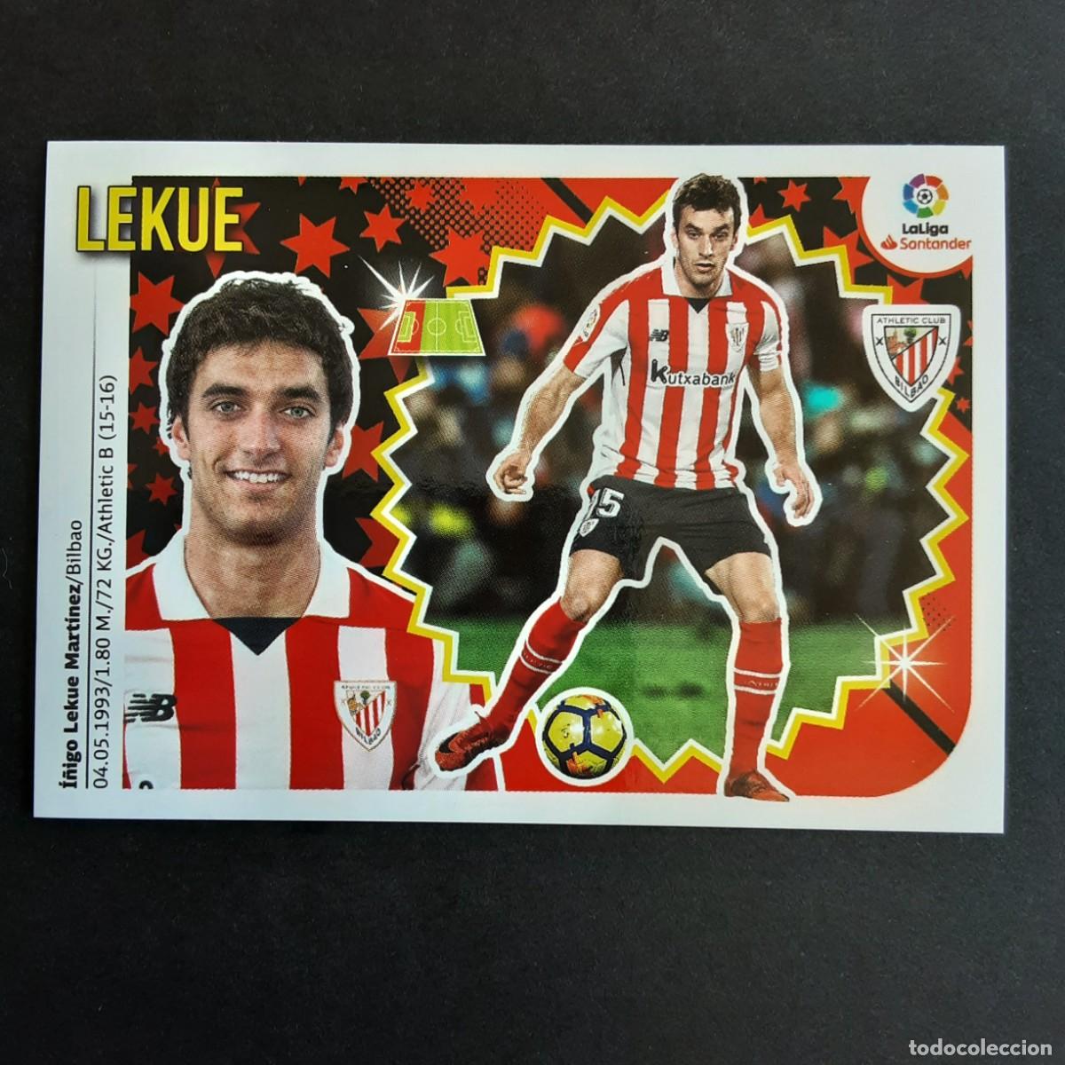 Cromos de Futebol: CROMO LIGA 2018 2019 18 19 COLECCIONES ESTE PANINI N&ordm;4A LEKUE-ATH.BILBAO NUNCA PEGADO
