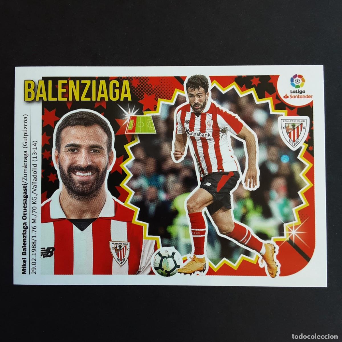 Fu&szlig;ball-Sticker: CROMO LIGA 2018 2019 18 19 COLECCIONES ESTE PANINI N&ordm;7 BALENZIAGA-ATH.BILBAO NUNCA PEGADO