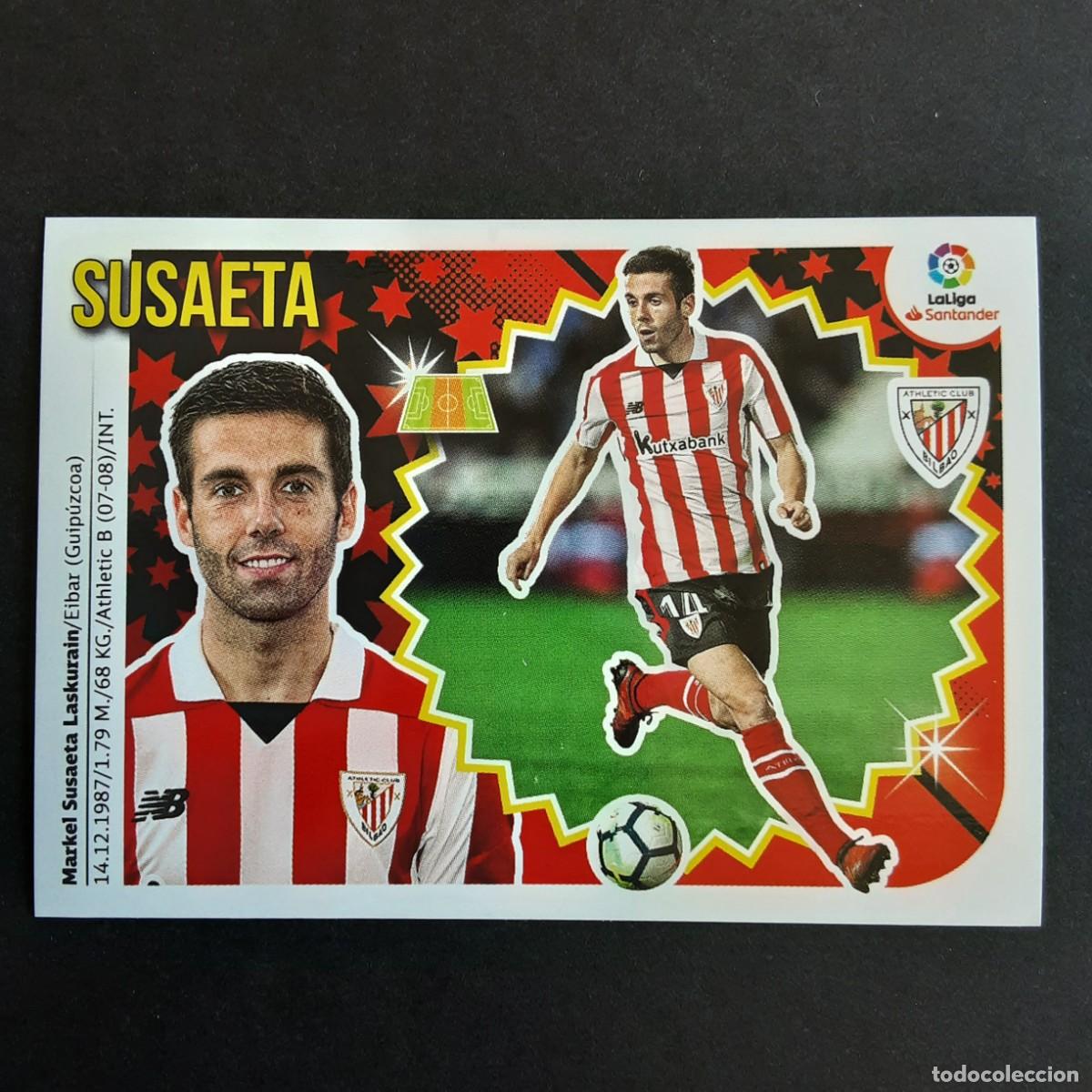 Cromos de f&uacute;tbol: CROMO LIGA 2018 2019 18 19 COLECCIONES ESTE PANINI N&ordm;11A SUSAETA-ATH.BILBAO NUNCA PEGADO