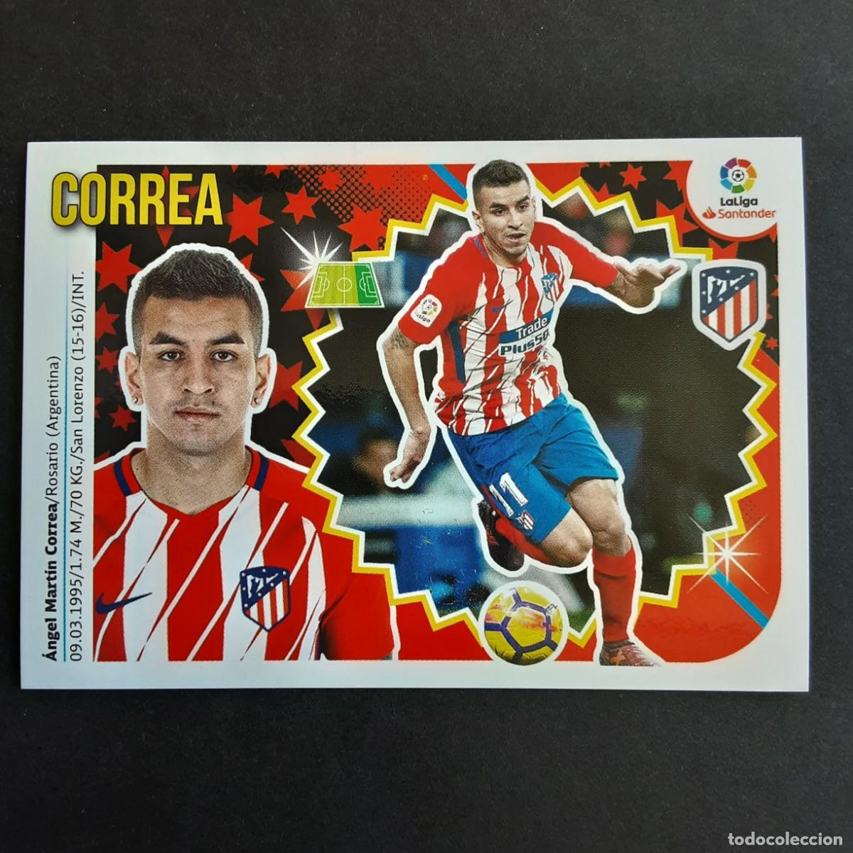 Cromos de f&uacute;tbol: CROMO LIGA 2018 2019 18 19 COLECCIONES ESTE PANINI N&ordm;14A CORREA-AT.MADRID NUNCA PEGADO