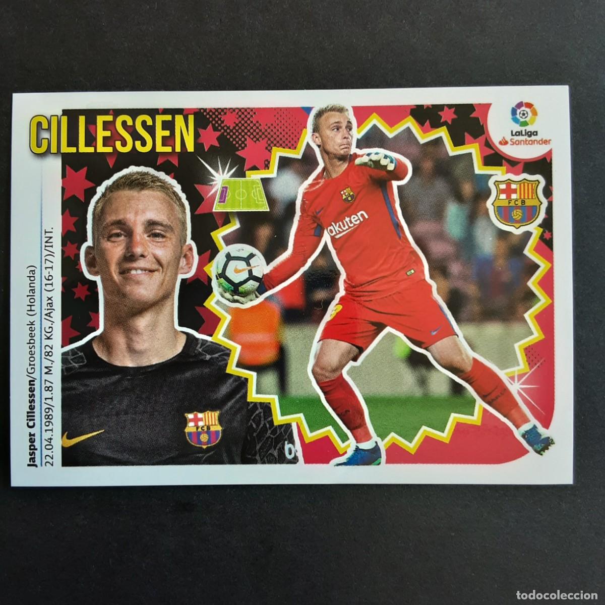Fu&szlig;ball-Sticker: CROMO LIGA 2018 2019 18 19 COLECCIONES ESTE PANINI N&ordm;2 CILLESEN-BARCELONA NUNCA PEGADO