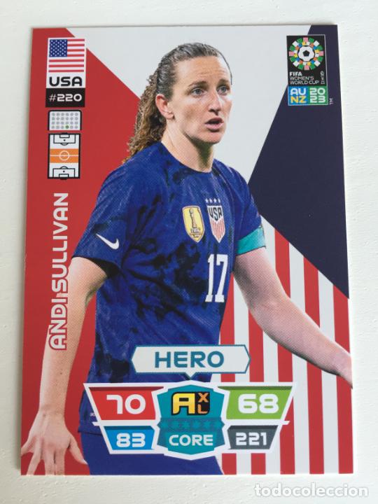 Cromos de f&uacute;tbol: 220-. Andi Sullivan USA ADRENALYN FIFA WOMEN'S WORLD CUP AU NZ 2023