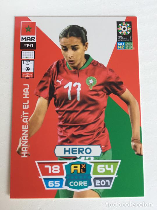 Cromos de Futebol: 141-. Hanane A&iuml;t El Haj Marruecos ADRENALYN FIFA WOMEN'S WORLD CUP AU NZ 2023