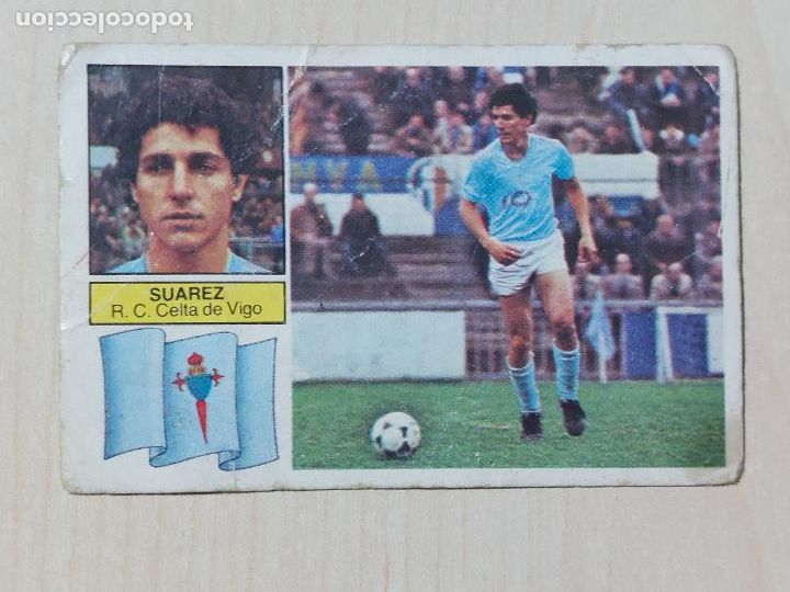 Cromos de f&uacute;tbol: EDICIONES ESTE 82 83 - SUAREZ - CROMO - REAL CELTA DE VIGO - Foto 1