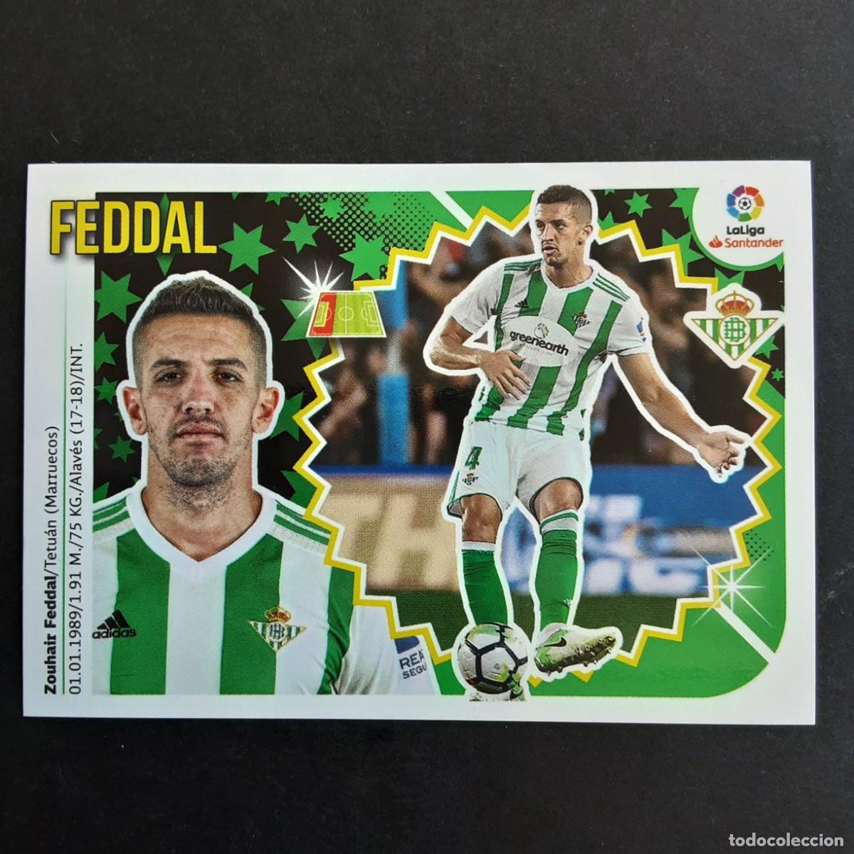 Fu&szlig;ball-Sticker: CROMO LIGA 2018 2019 18 19 COLECCIONES ESTE PANINI N&ordm;4 FEDDAL-BETIS NUNCA PEGADO