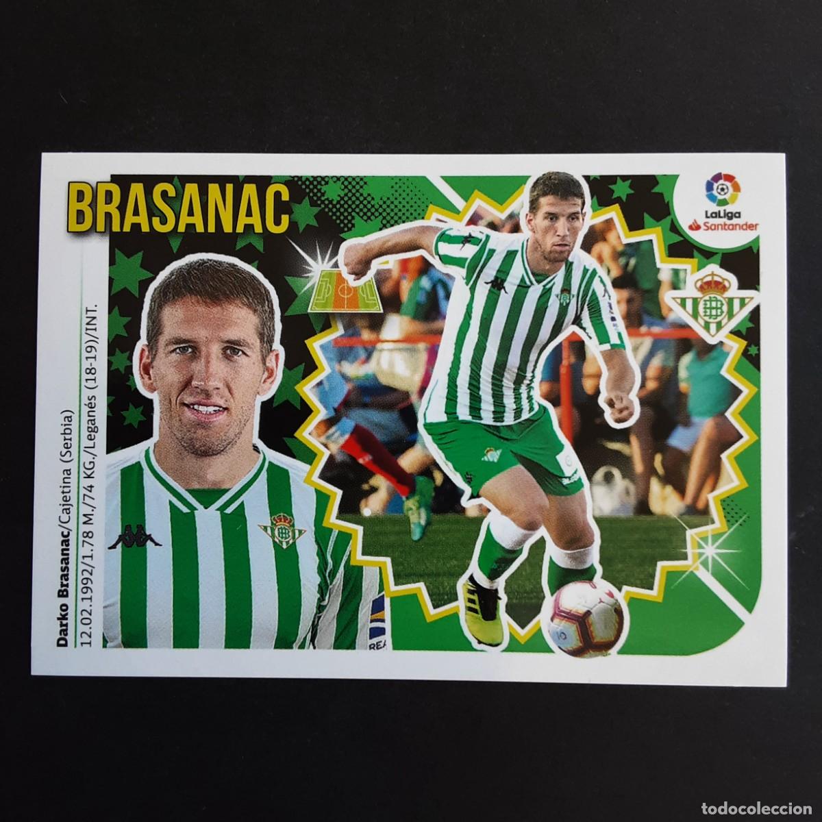 Fu&szlig;ball-Sticker: CROMO LIGA 2018 2019 18 19 COLECCIONES ESTE PANINI N&ordm;7B BRASANAC-BETIS NUNCA PEGADO