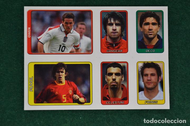Cromos de F&uacute;tbol: MERLIN EUROSTARS POCKET COLLECTION EURO 2004 - OWEN PUYOL DECO