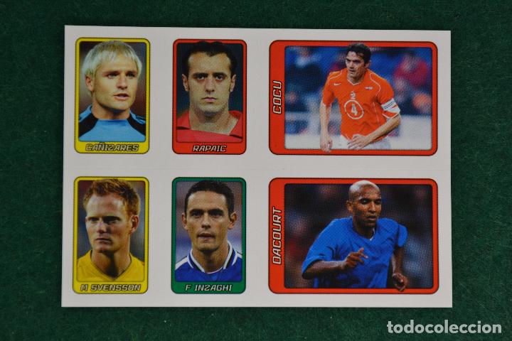 Cromos de F&uacute;tbol: MERLIN EUROSTARS POCKET COLLECTION EURO 2004 - CA&Ntilde;IZARES INZAGHI COCU