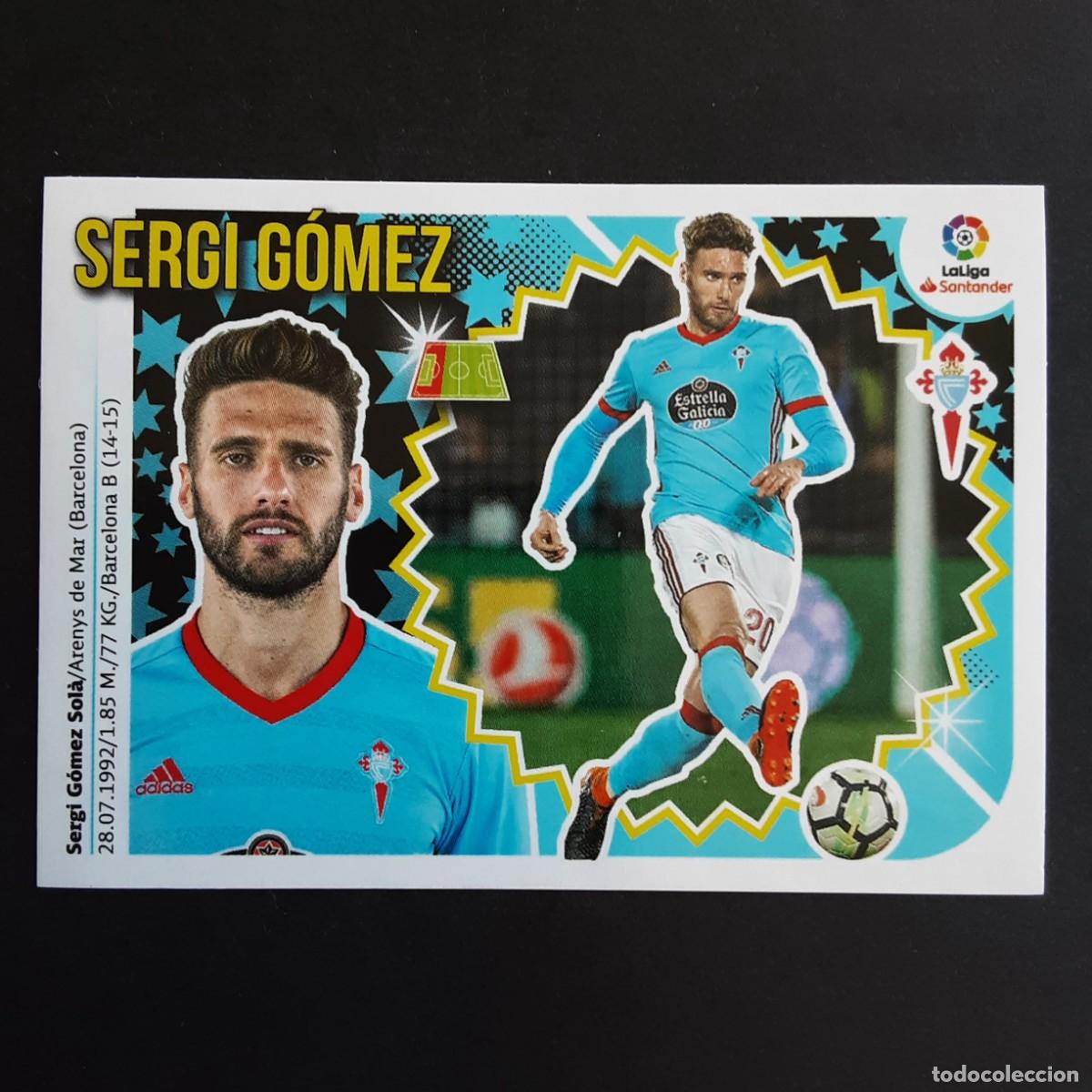 Cromos de F&uacute;tbol: CROMO LIGA 2018 2019 18 19 COLECCIONES ESTE PANINI N&ordm;5 SERGI GOMEZ-CELTA NUNCA PEGADO