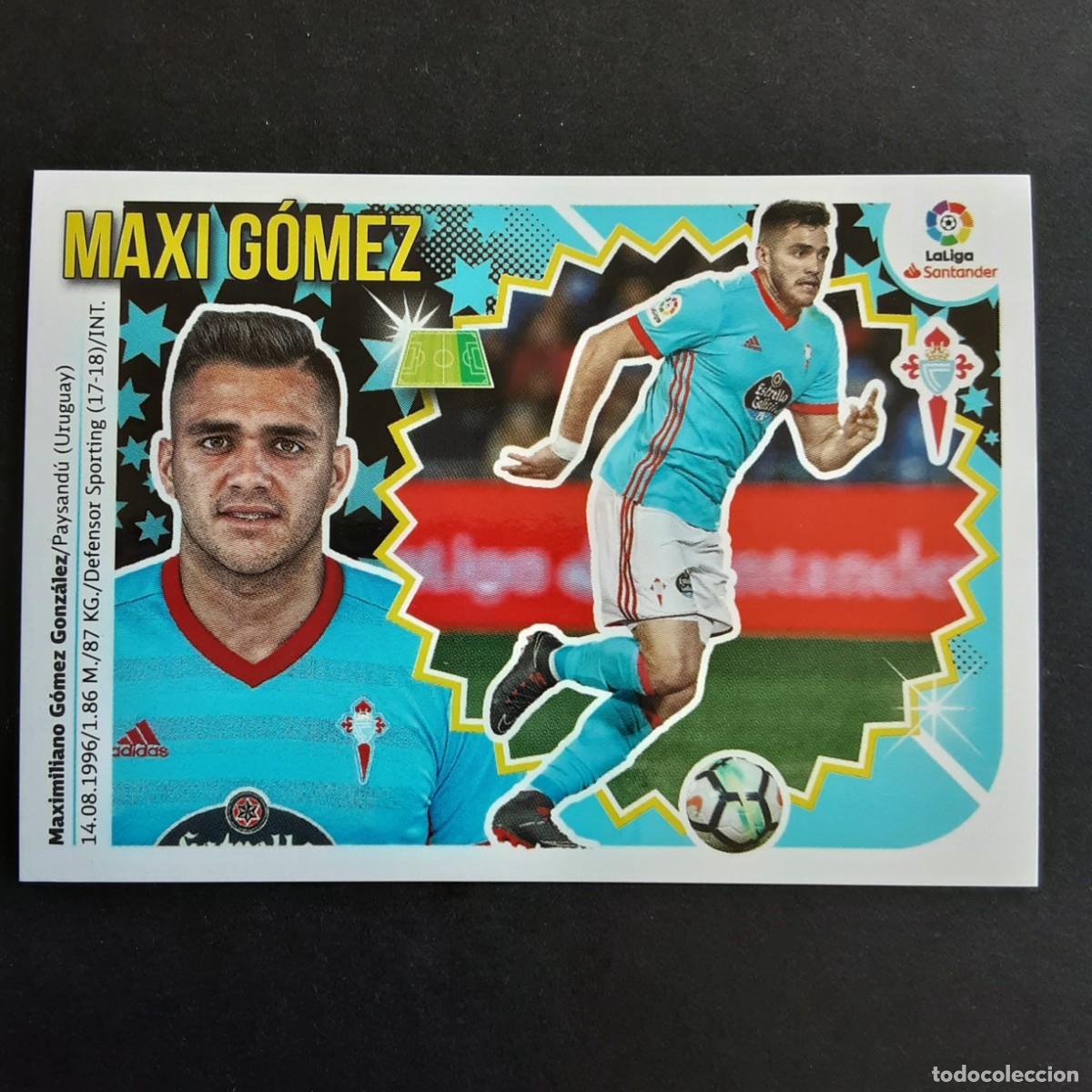 Fu&szlig;ball-Sticker: CROMO LIGA 2018 2019 18 19 COLECCIONES ESTE PANINI N&ordm;16 MAXI GOMEZ-CELTA NUNCA PEGADO