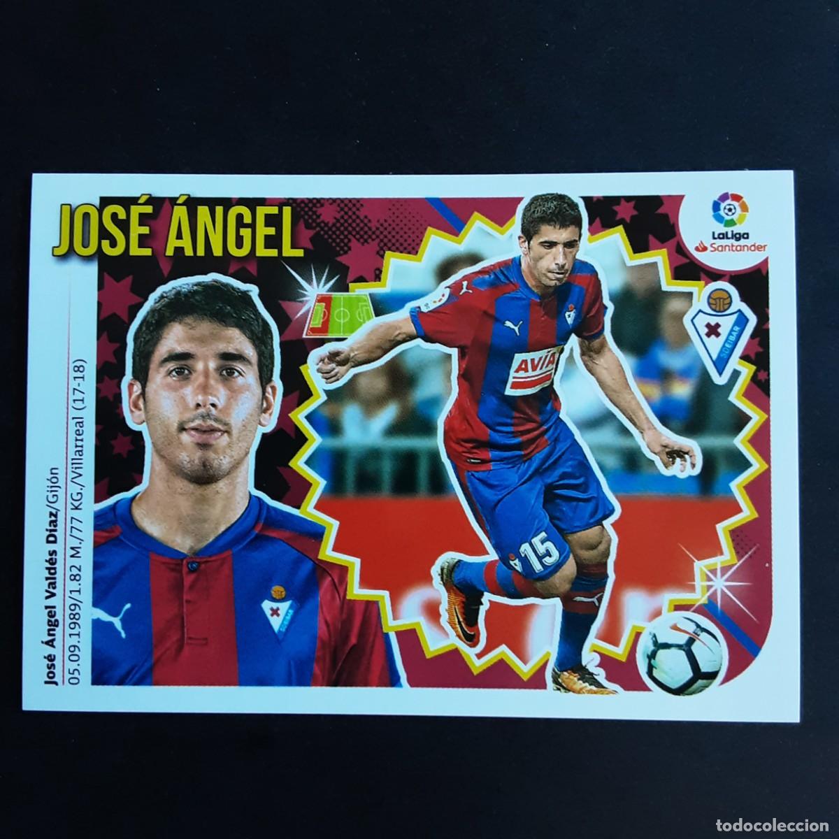 Fu&szlig;ball-Sticker: CROMO LIGA 2018 2019 18 19 COLECCIONES ESTE PANINI N&ordm;7 JOSE ANGEL-EIBAR NUNCA PEGADO