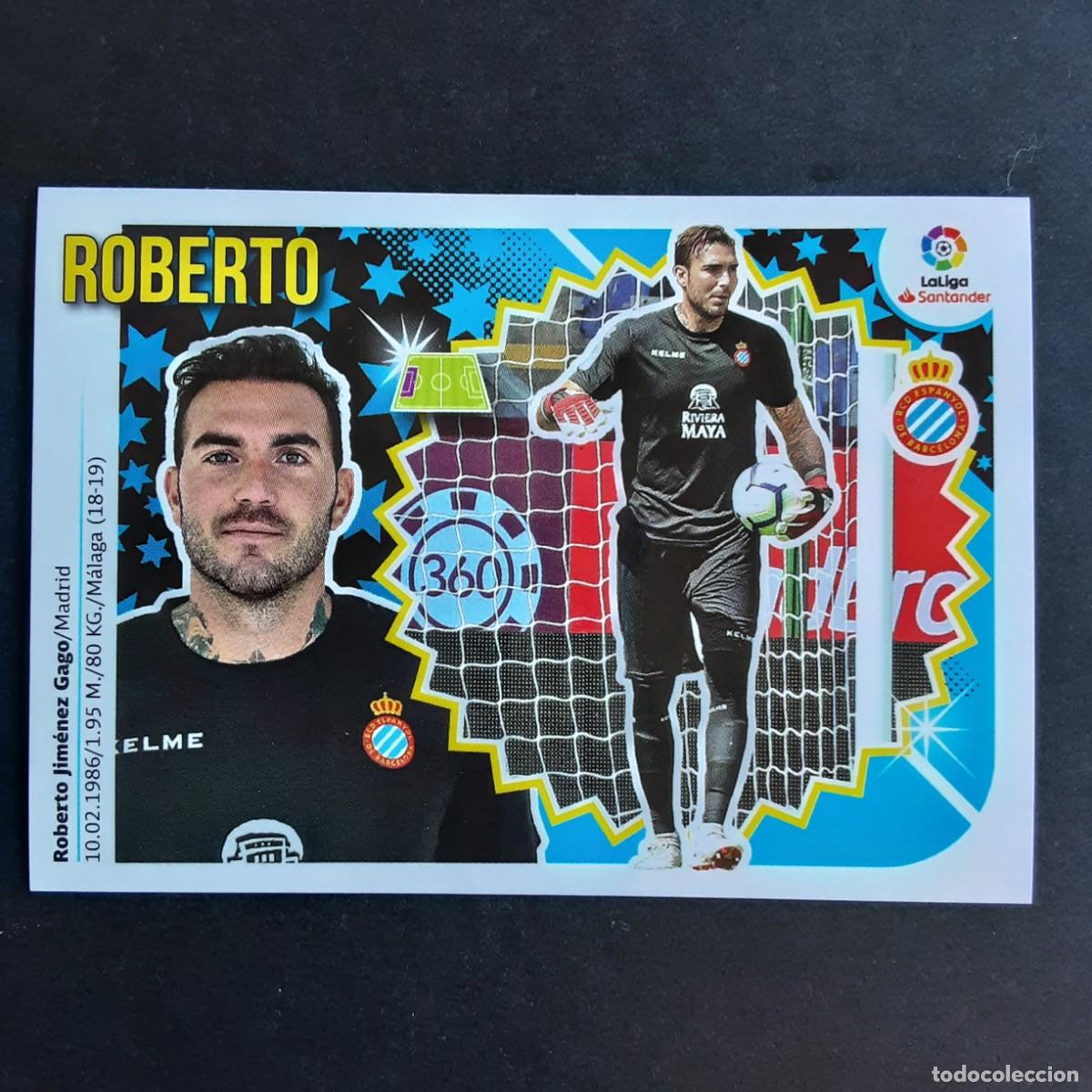 Cromos de F&uacute;tbol: CROMO LIGA 2018 2019 18 19 COLECCIONES ESTE PANINI N&ordm;2 ROBERTO-ESPANYOL NUNCA PEGADO