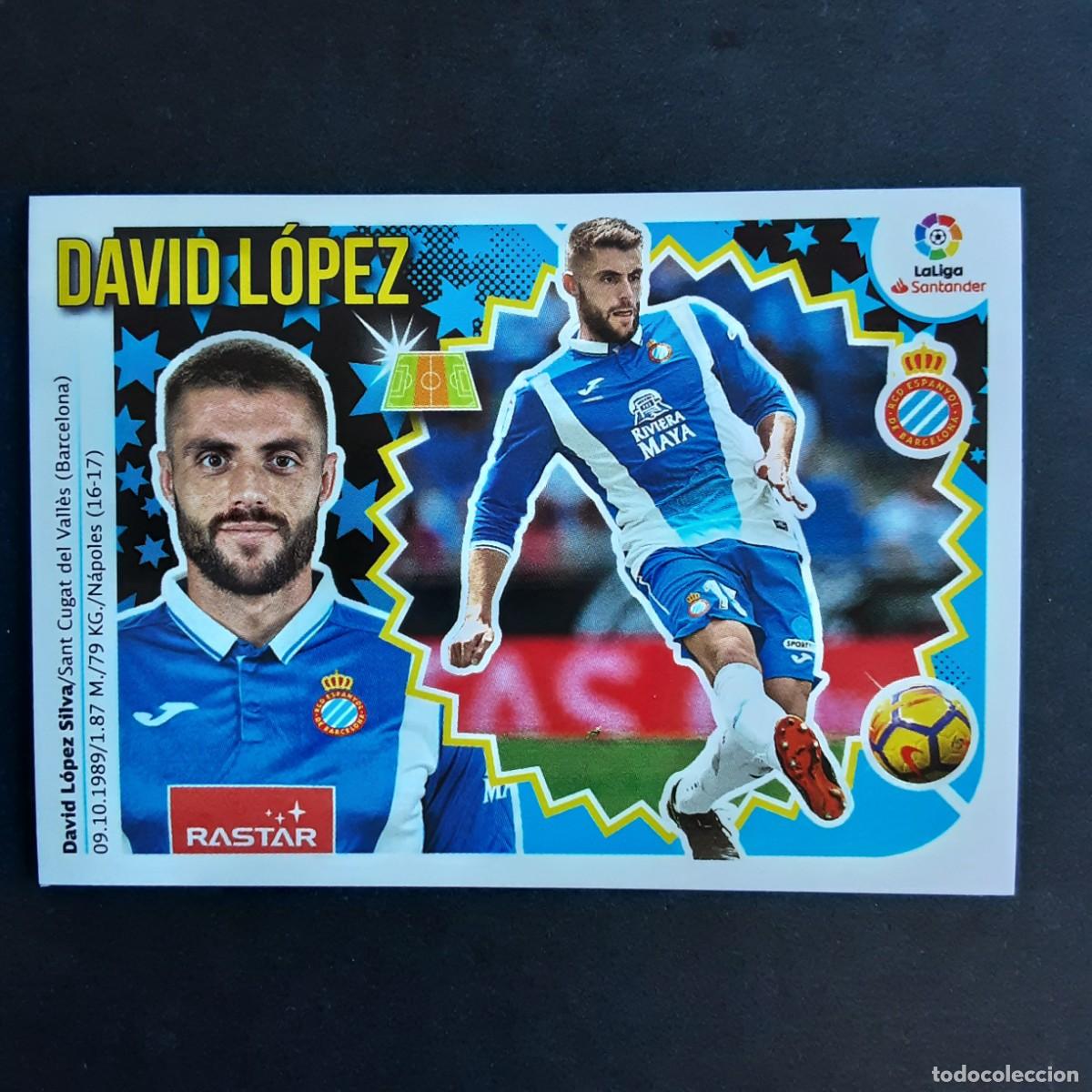 Cromos de Futebol: CROMO LIGA 2018 2019 18 19 COLECCIONES ESTE PANINI N&ordm;8 DAVID LOPEZ-ESPANYOL NUNCA PEGADO