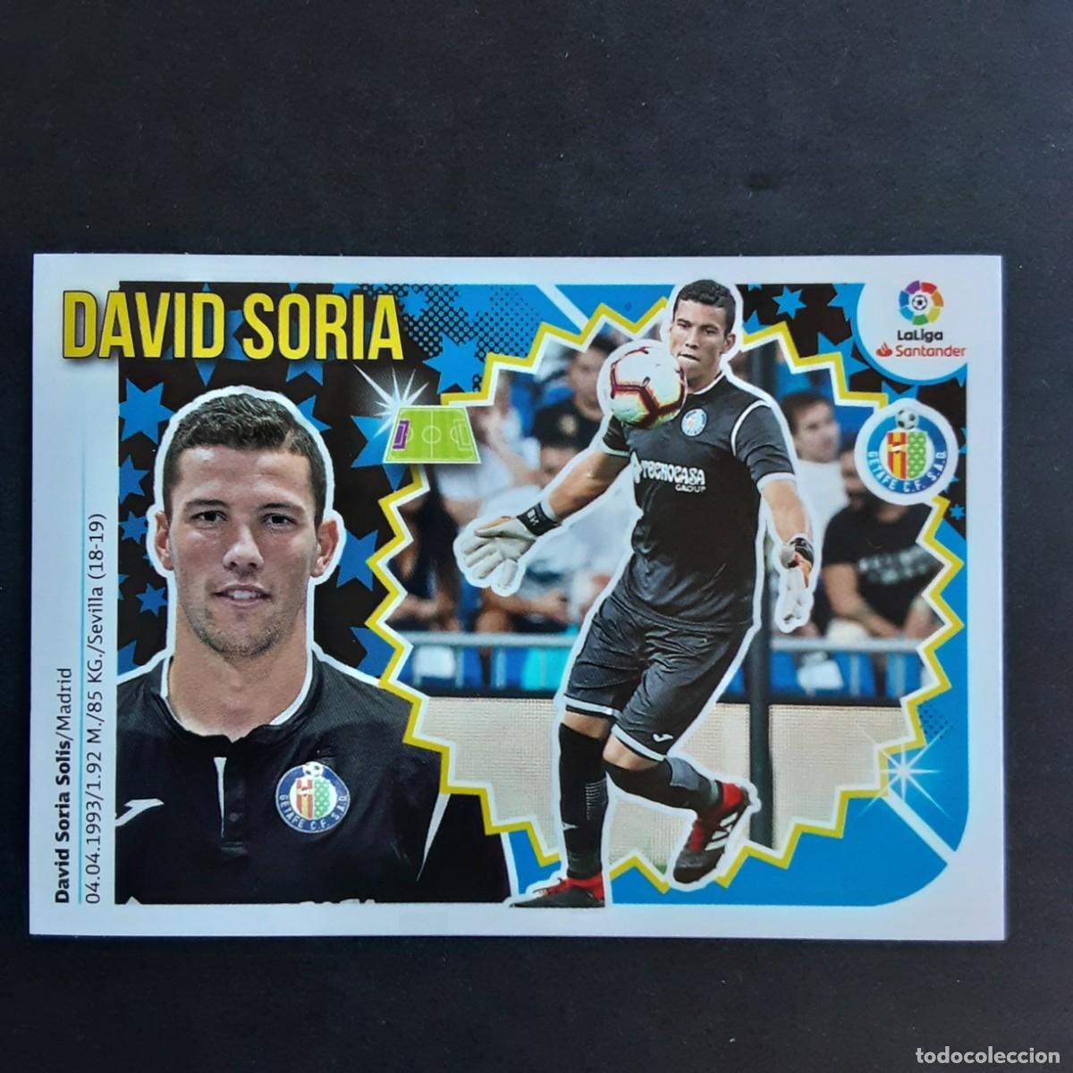Cromos de F&uacute;tbol: CROMO LIGA 2018 2019 18 19 COLECCIONES ESTE PANINI N&ordm;2 DAVID SORIA-GETAFE NUNCA PEGADO