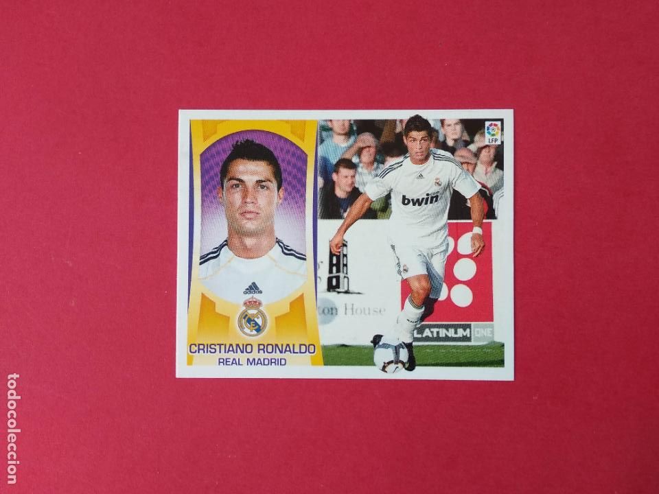 Cromos de F&uacute;tbol: EDICIONES ESTE LIGA 09 10 2009 2010 CROMO NUNCA PEGADO FICHAJE N&ordm; 2 CRISTIANO RONALDO REAL MADRID