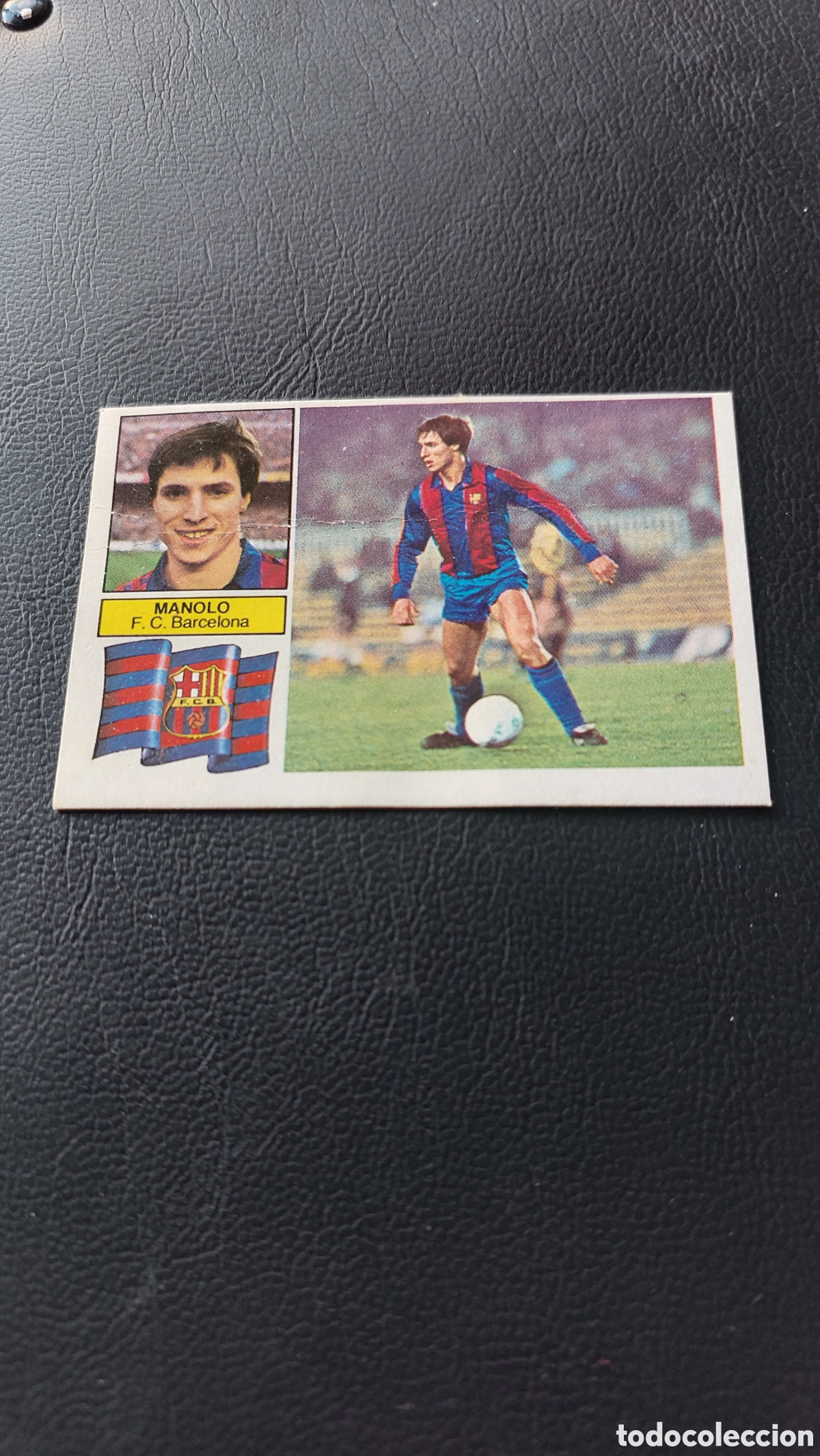 Cromos de f&uacute;tbol: Manolo barcelona este cromo 82/83 - Foto 1