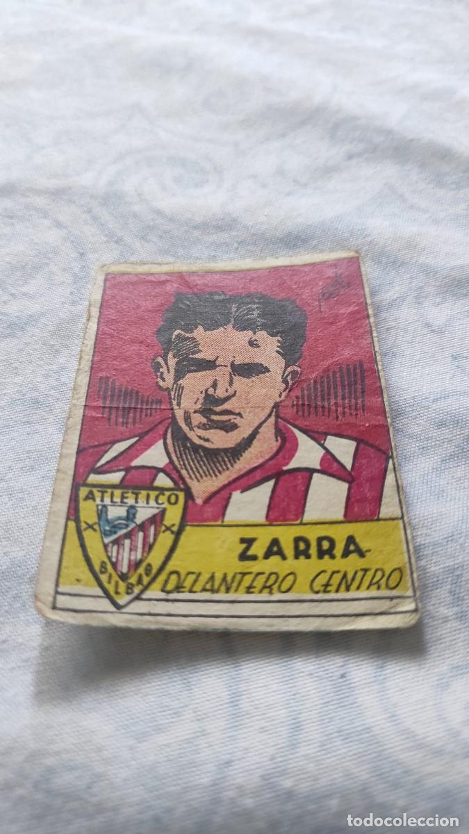 Football Stickers: Cromo Zarra A. Bilbao. Editorial Cisne. Sin pegar. Dif&iacute;cil de ver