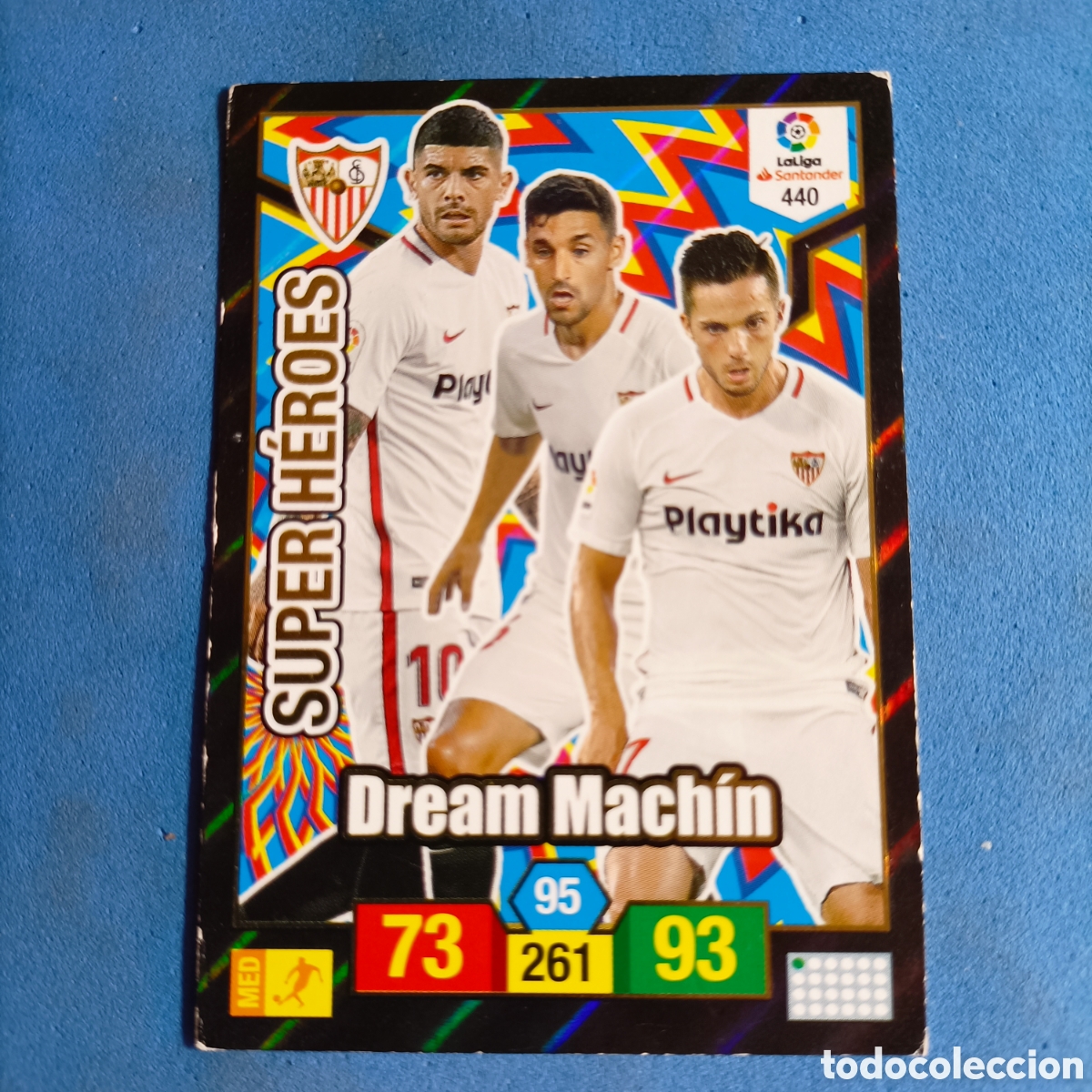 Figurine di Calcio: ADRENALYN. LIGA 2018-2019 (SEVILLA) №440 SUPER H&Eacute;ROES