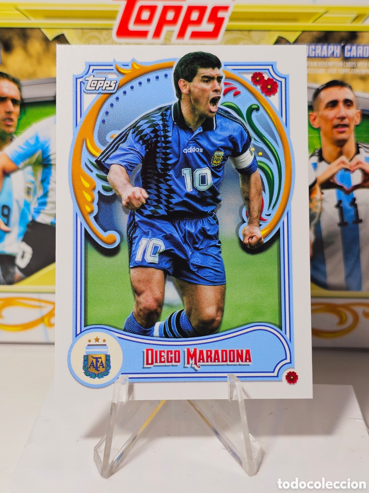 diego maradona #41 topps argentina fileteado 20 - Buy Collectible