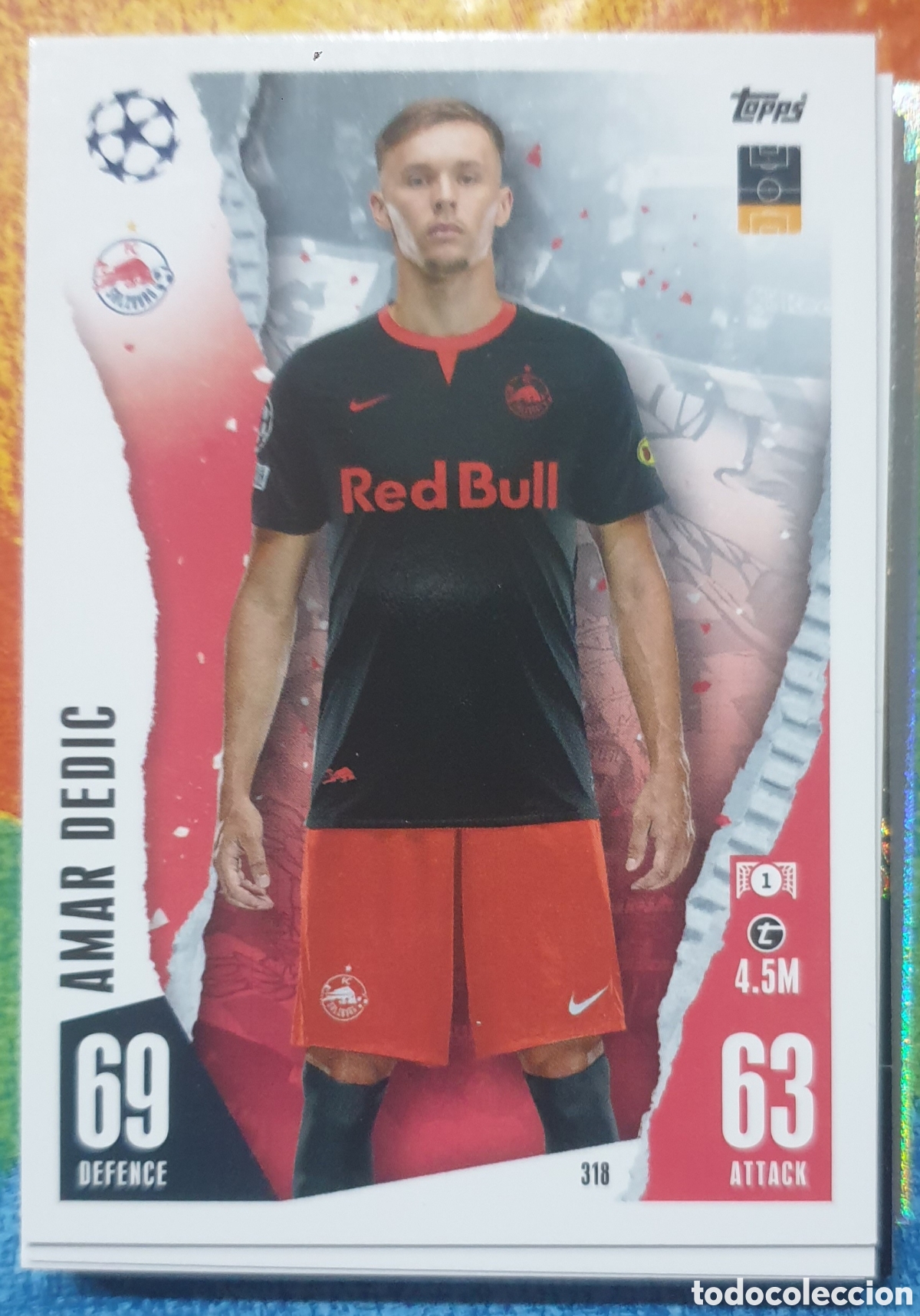 Fu&szlig;ball-Sticker: 318 dedic topps match attax 23 24