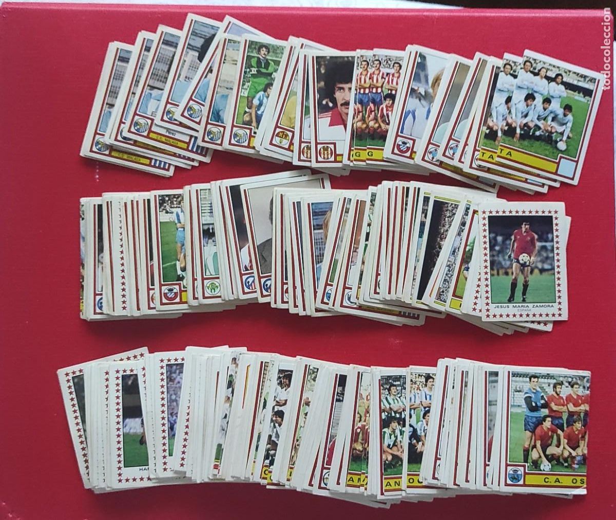 Cromos de F&uacute;tbol: Lote de unos 240 cromos ed. Panini Panrico. F&uacute;tbol 83