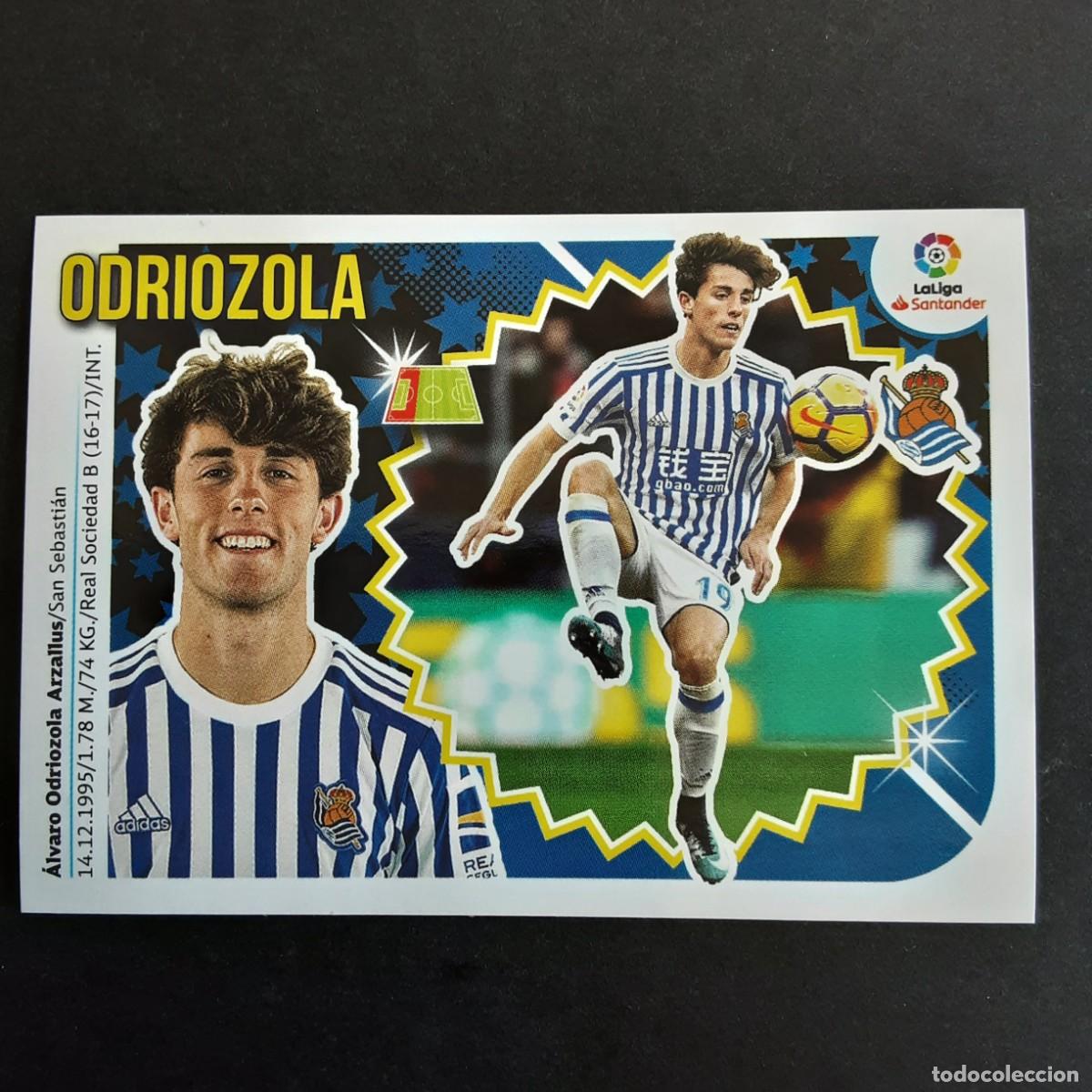 Cromos de F&uacute;tbol: CROMO LIGA 2018 2019 18 19 COLECCIONES ESTE PANINI N&ordm;3A ODRIOZOLA-REAL SOCIEDAD NUNCA PEGADO