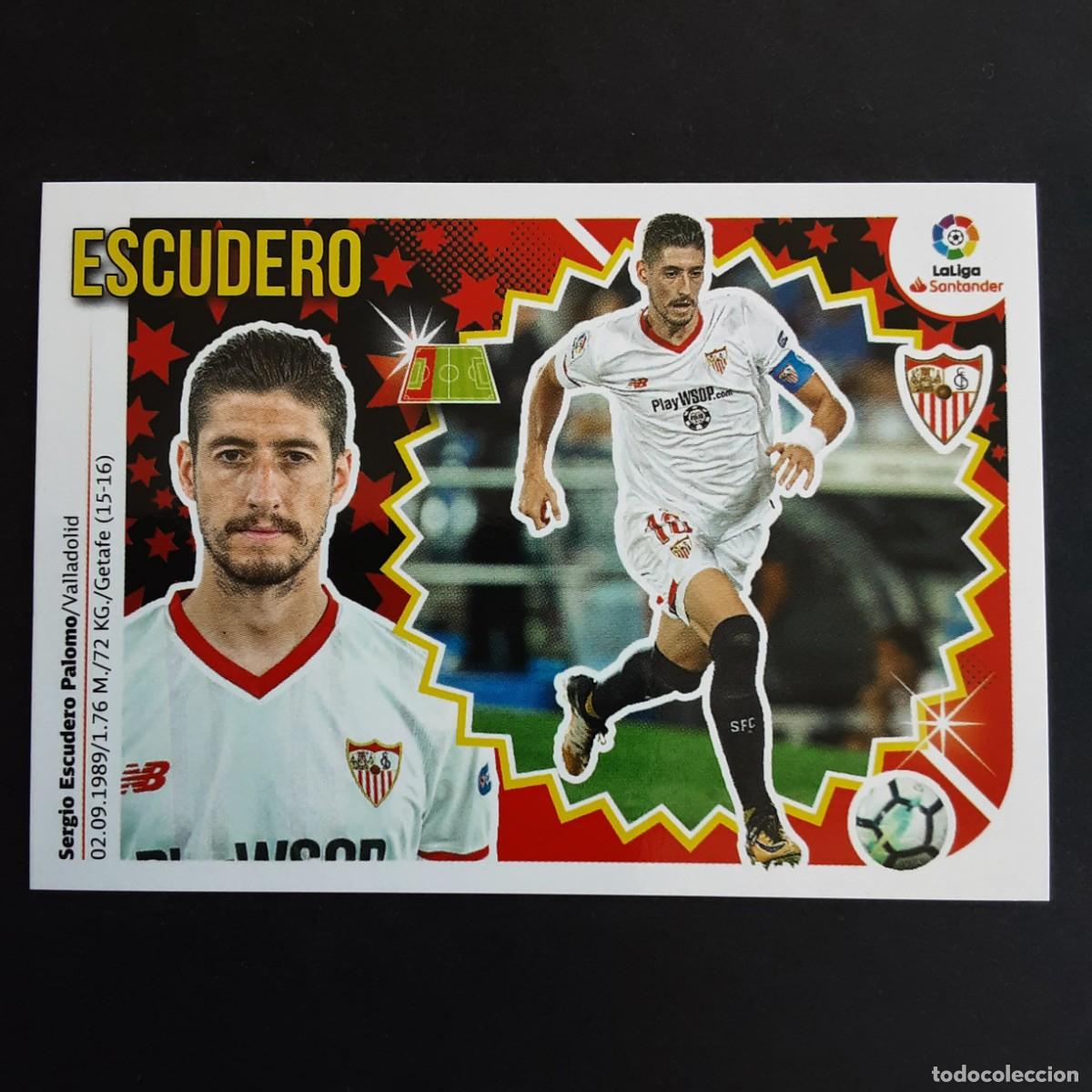 Cromos de f&uacute;tbol: CROMO LIGA 2018 2019 18 19 COLECCIONES ESTE PANINI N&ordm;7A ESCUDERO-SEVILLA NUNCA PEGADO