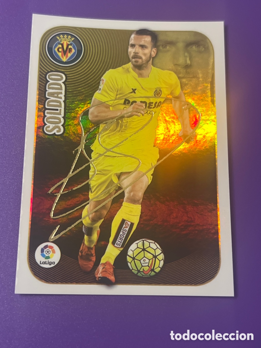 Fu&szlig;ball-Sticker: C5931. SOLDADO SERIE ORO N&Uacute;MERO 16 LIGA ESTE 2016 2017