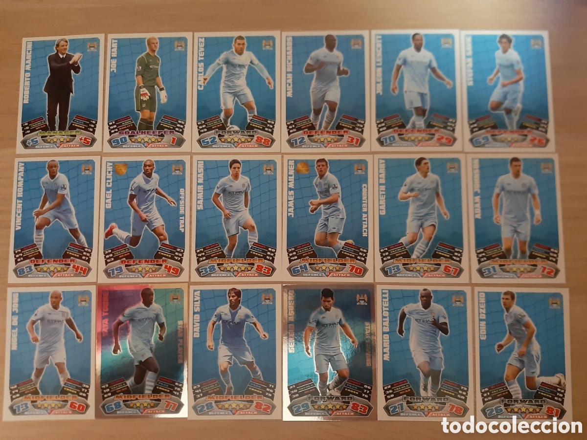Cromos de Futebol: 18 CARDS MANCHESTER CITY.. TOPPS MATCH ATTAX PREMIER LEAGUE 2011 2012 #3