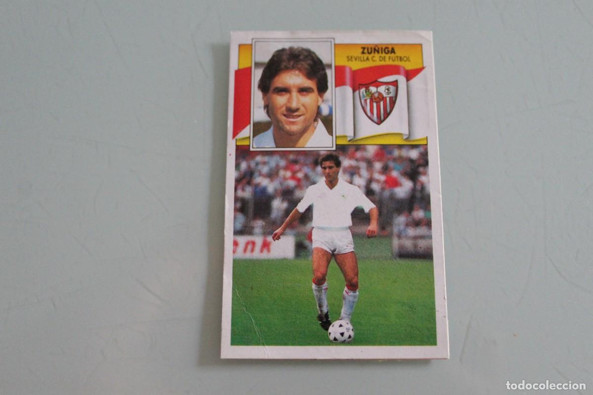 Cromos de f&uacute;tbol: ESTE 90 91 Z&Uacute;&Ntilde;IGA COLOCA RECUPERADO DE &Aacute;LBUM