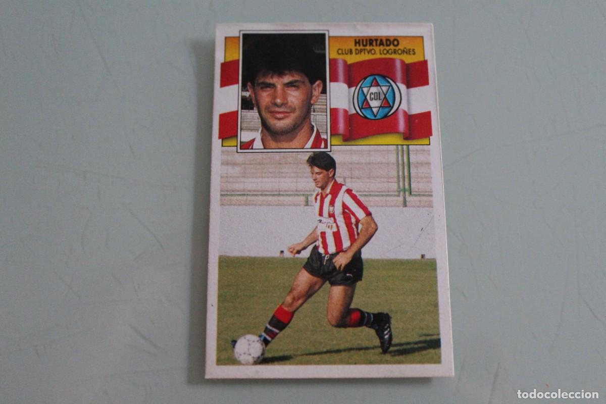 Football Stickers: ESTE 90 91 HURTADO COLOCA RECUPERADO DE &Aacute;LBUM