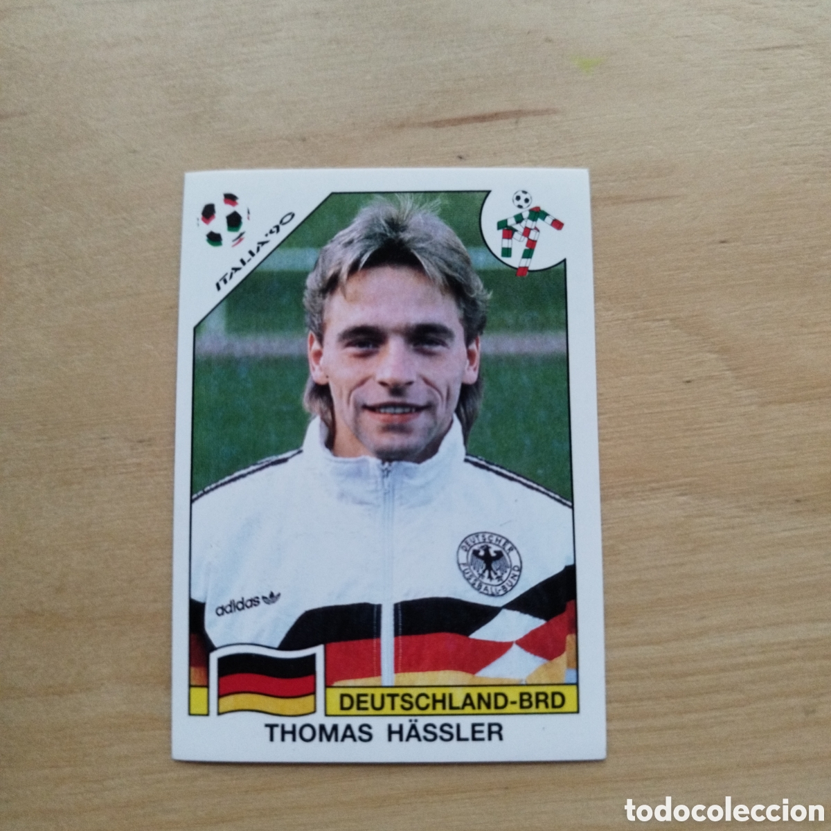 THOMAS BERTHOLD GERMANY WC 1990 FRENCH FOOTBALL ROOKIE