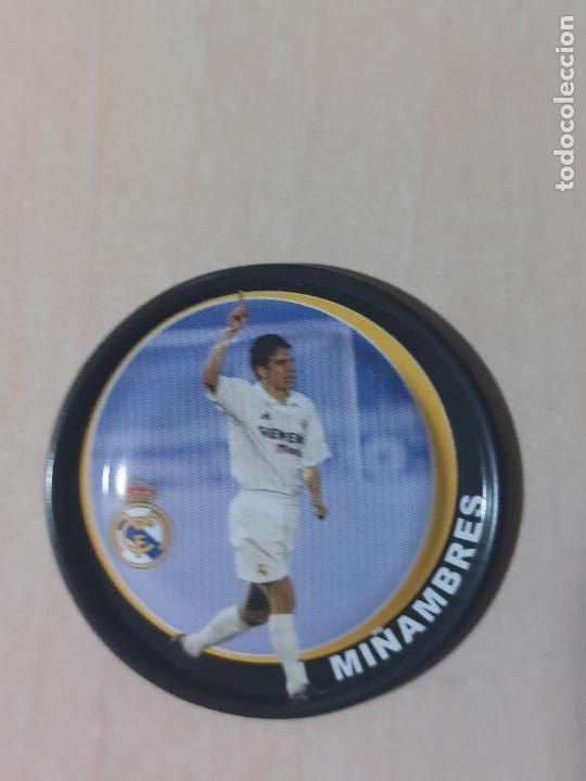 Fu&szlig;ball-Sticker: TAZO N&ordm; 39 - METAL RAPPERS MAGIC BOX INTERNATIONAL SERIE REAL MADRID