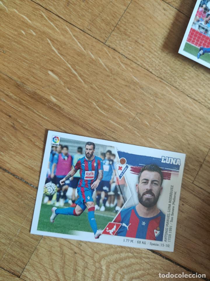 Cromos de f&uacute;tbol: luna eibar este 2015 2016 15 16 sin pegar - Foto 1