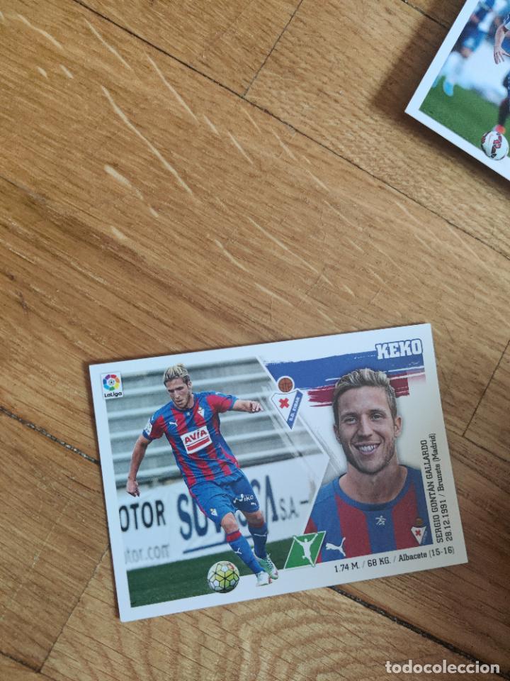 Cromos de f&uacute;tbol: keko eibar este 2015 2016 15 16 sin pegar - Foto 1