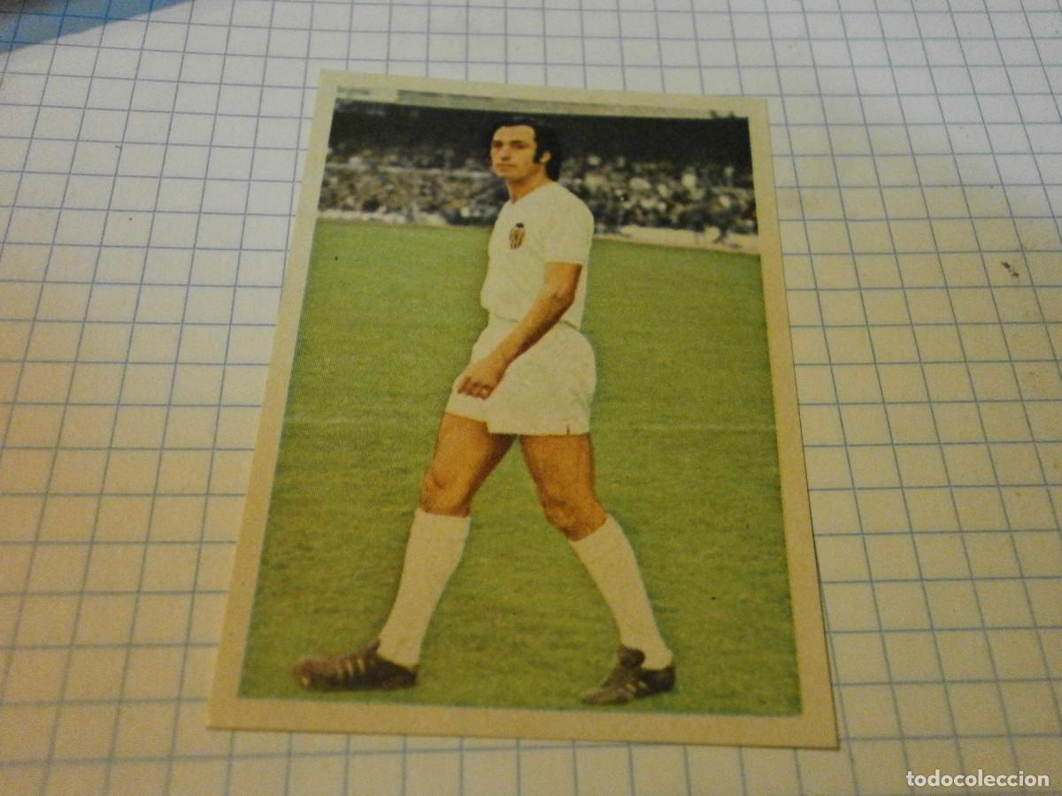 Cromos de f&uacute;tbol: cromo fher liga 1975 76 valencia c.f quino buen estado sin pegar