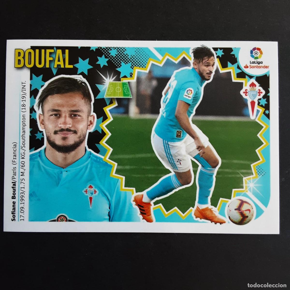 Cromos de f&uacute;tbol: CROMO LIGA 2018 2019 COLECCIONES ESTE PANINI FICHAJE N&ordm;39 BOUFAL-CELTA NUNCA PEGADO