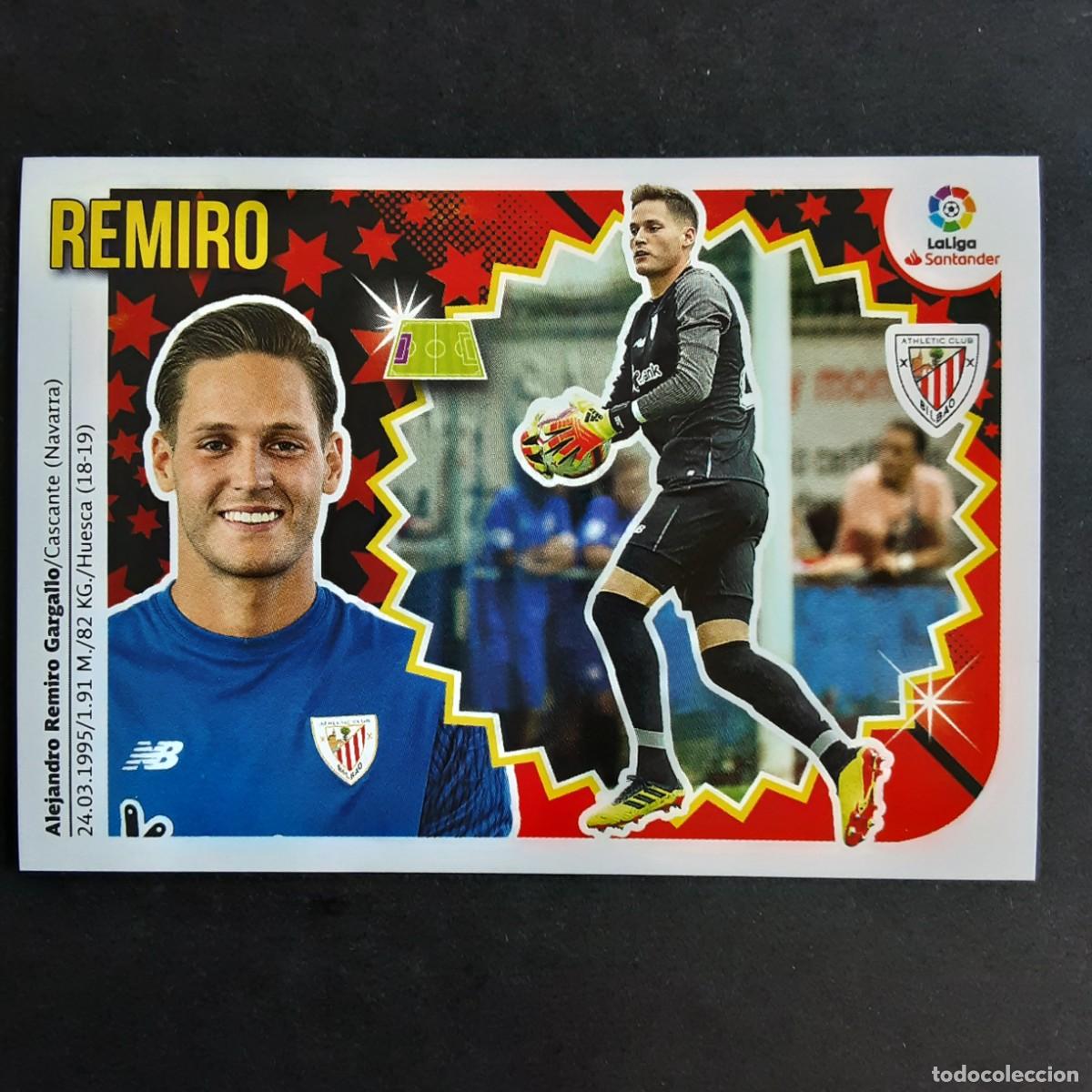 Cromos de F&uacute;tbol: CROMO LIGA 2018 2019 COLECCIONES ESTE PANINI COLOCA N&ordm;1 BIS REMIRO-ATH.BILBAO NUNCA PEGADO