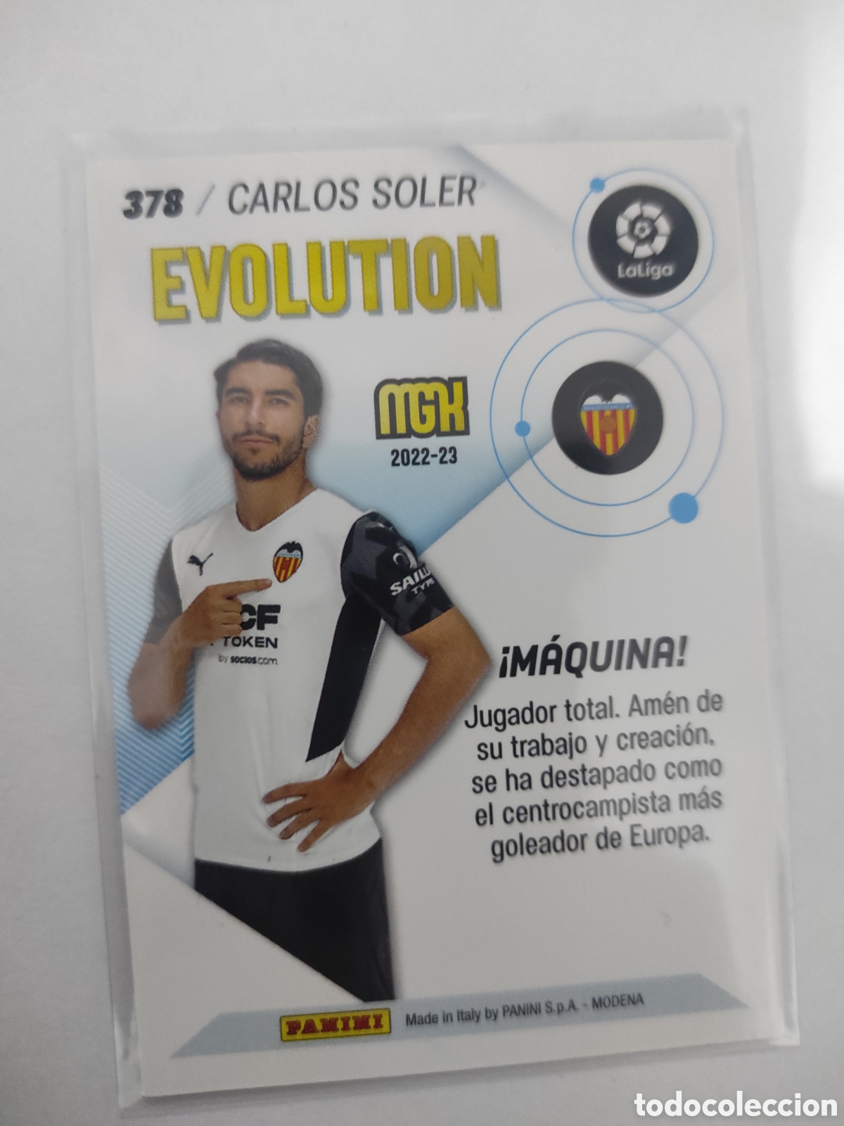 Cromos de f&uacute;tbol: Soler Valencia EVOLUTION Megacracks 22- 23 # 378 - Foto 2