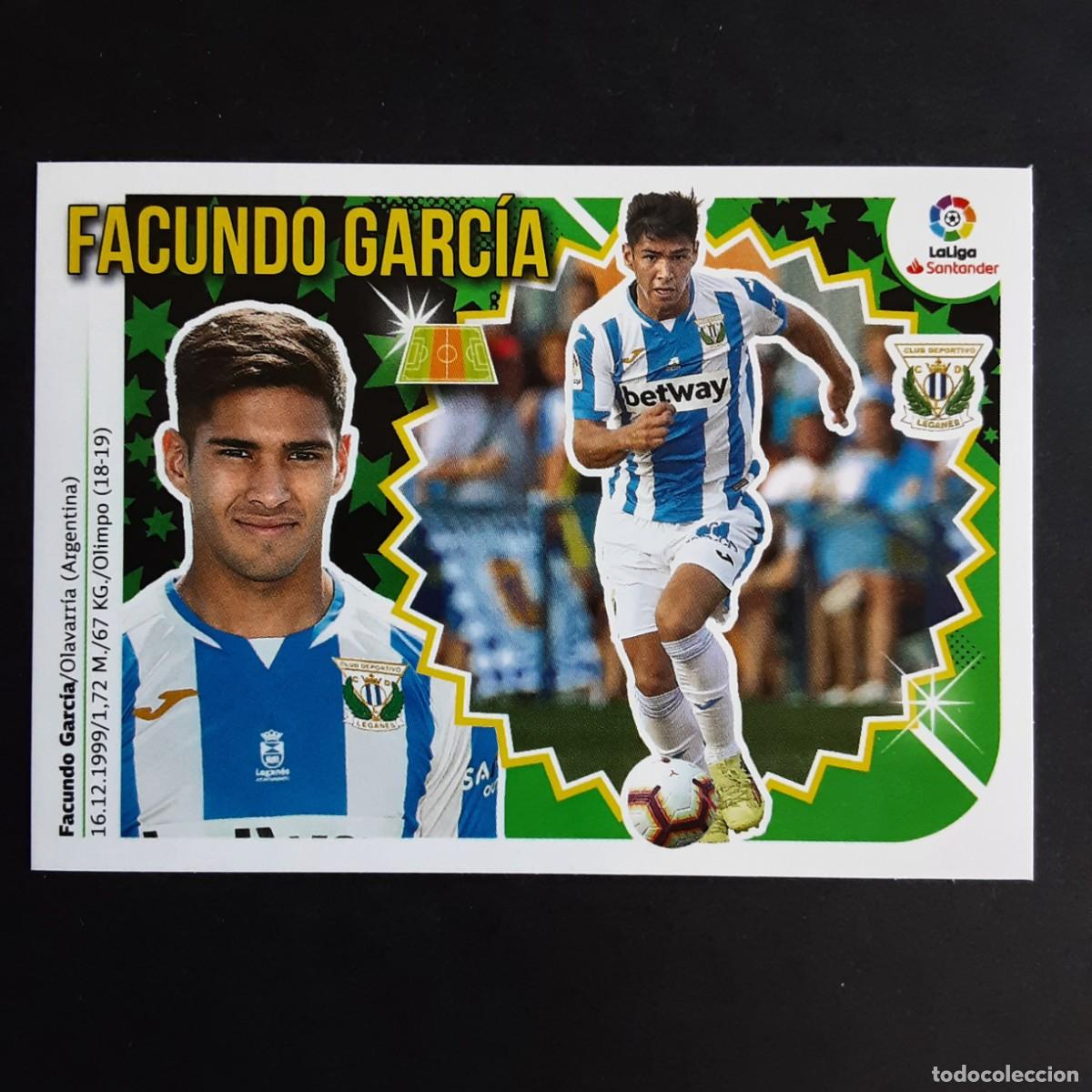 Cromos de f&uacute;tbol: CROMO LIGA 2018 2019 COLECCIONES ESTE PANINI COLOCA N&ordm;10 BIS FACUNDO GARCIA-LEGANES NUNCA PEGADO