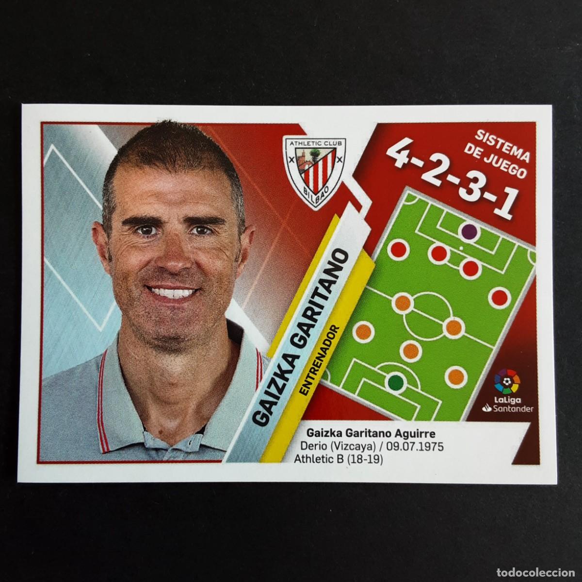 Cromos de f&uacute;tbol: CROMO LIGA 2019 2020 19 20 COLECCIONES ESTE PANINI N&ordm;4 ENTRENADOR GARITANO-ATH.BILBAO NUNCA PEGADO