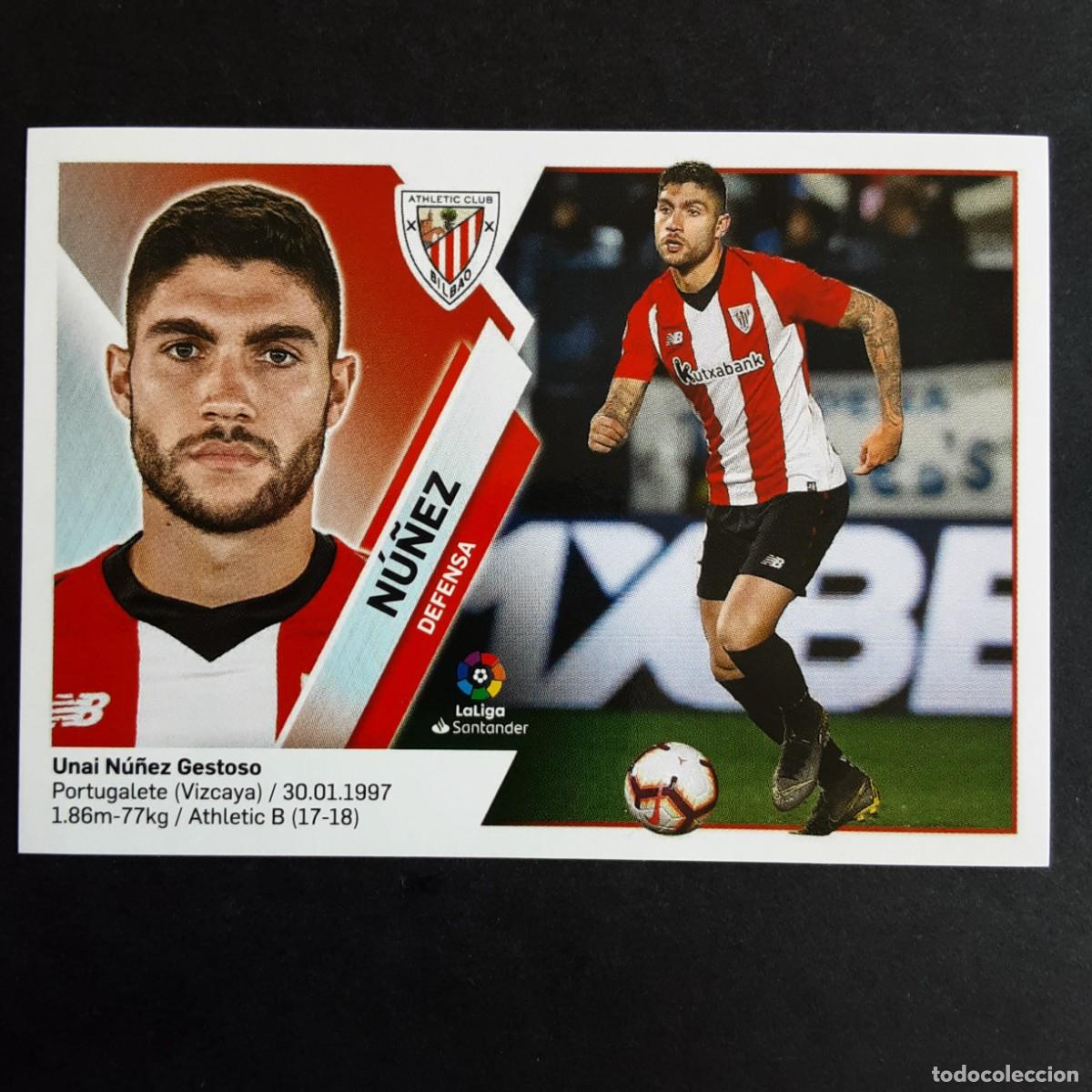 Football Stickers: CROMO LIGA 2019 2020 19 20 COLECCIONES ESTE PANINI N&ordm;5B NU&Ntilde;EZ-ATH.BILBAO NUNCA PEGADO