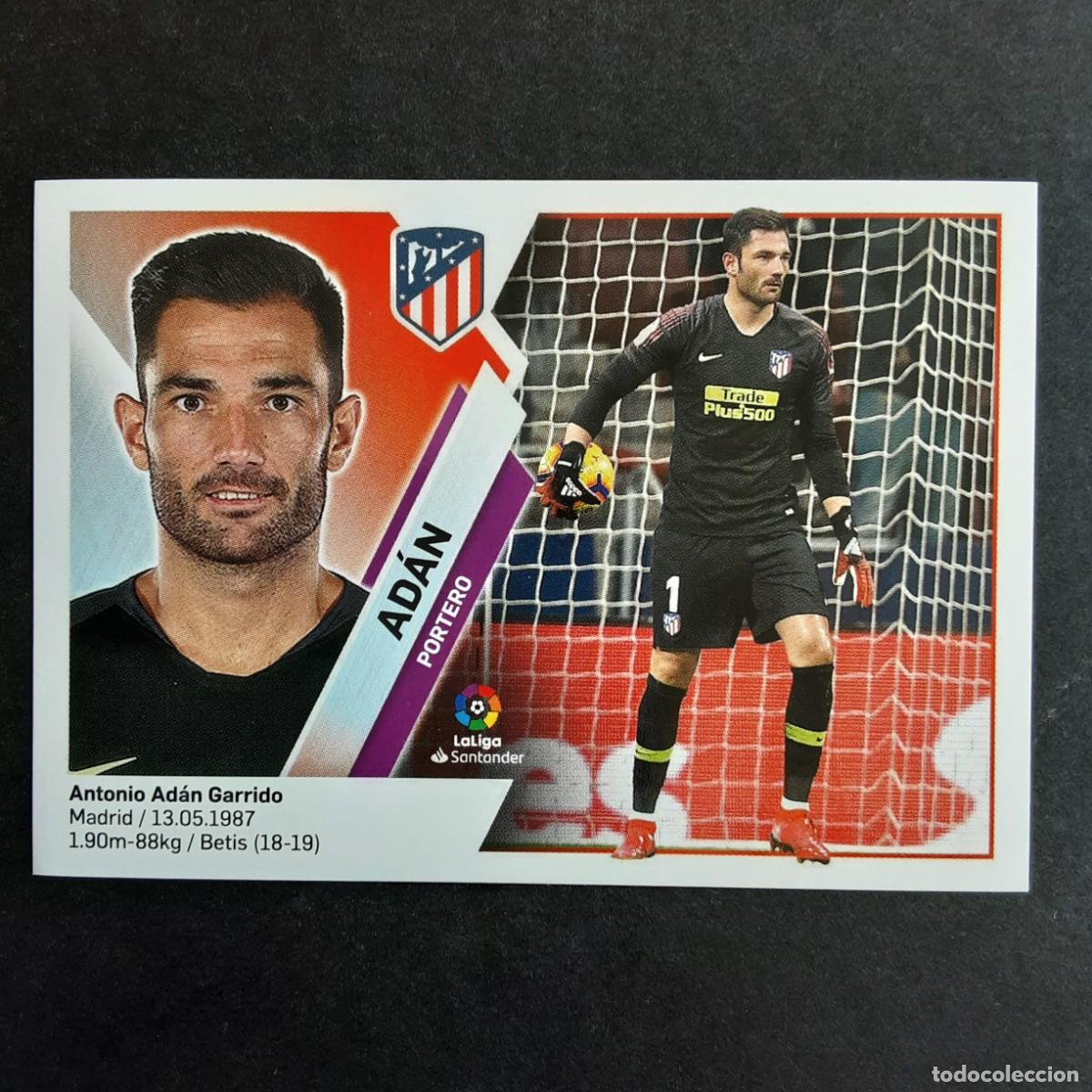 Cromos de f&uacute;tbol: CROMO LIGA 2019 2020 19 20 COLECCIONES ESTE PANINI N&ordm;2 ADAN-AT.MADRID NUNCA PEGADO