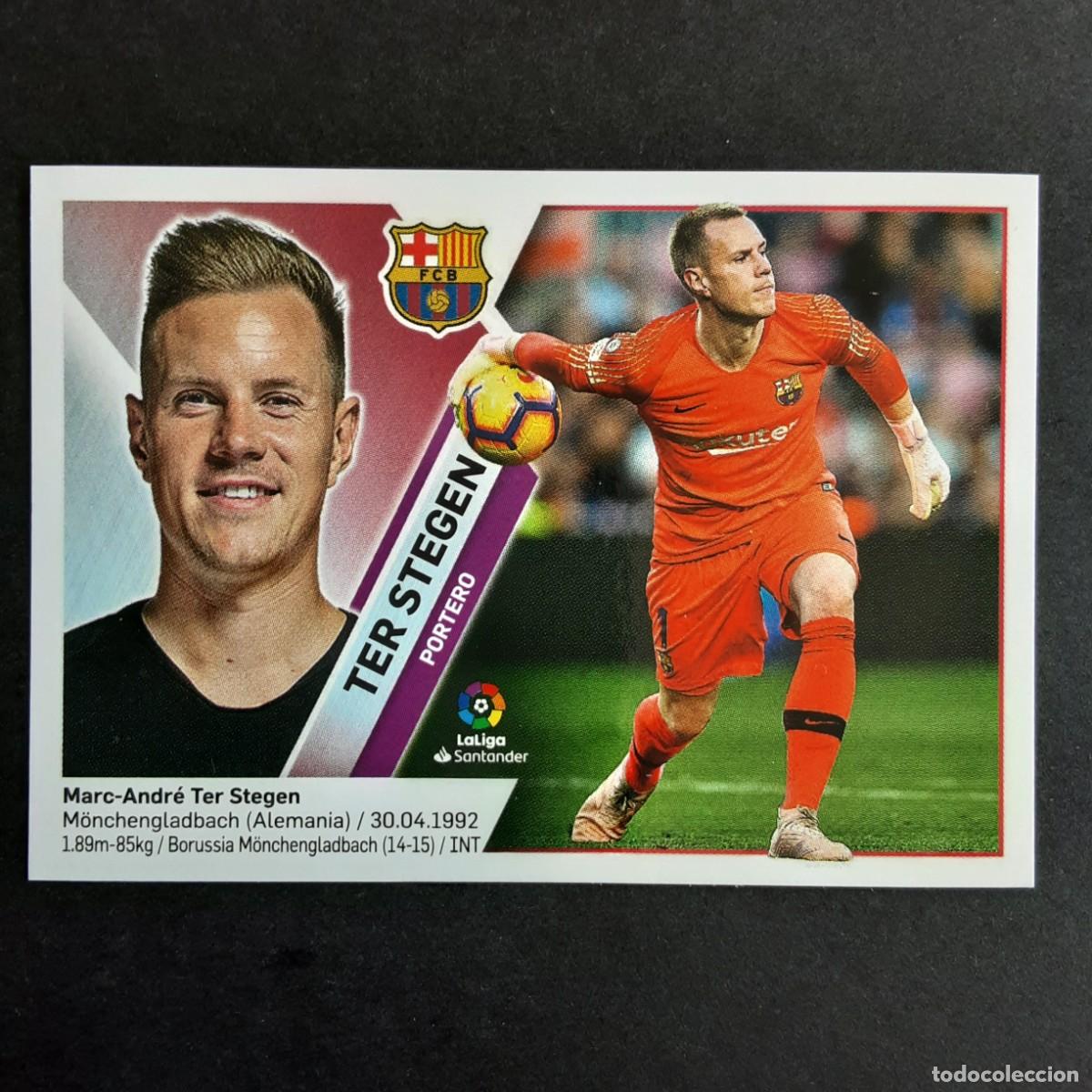 Fu&szlig;ball-Sticker: CROMO LIGA 2019 2020 19 20 COLECCIONES ESTE PANINI N&ordm;1 TER STEGEN-BARCELONA NUNCA PEGADO