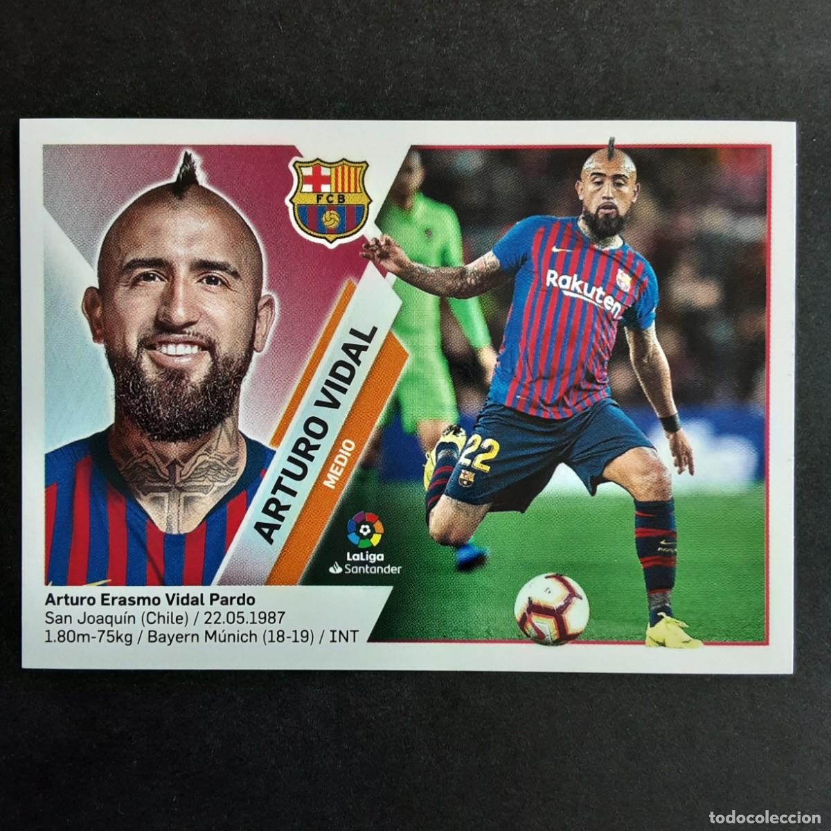 Cromos de f&uacute;tbol: CROMO LIGA 2019 2020 19 20 COLECCIONES ESTE PANINI N&ordm;9 ARTURO VIDAL-BARCELONA NUNCA PEGADO