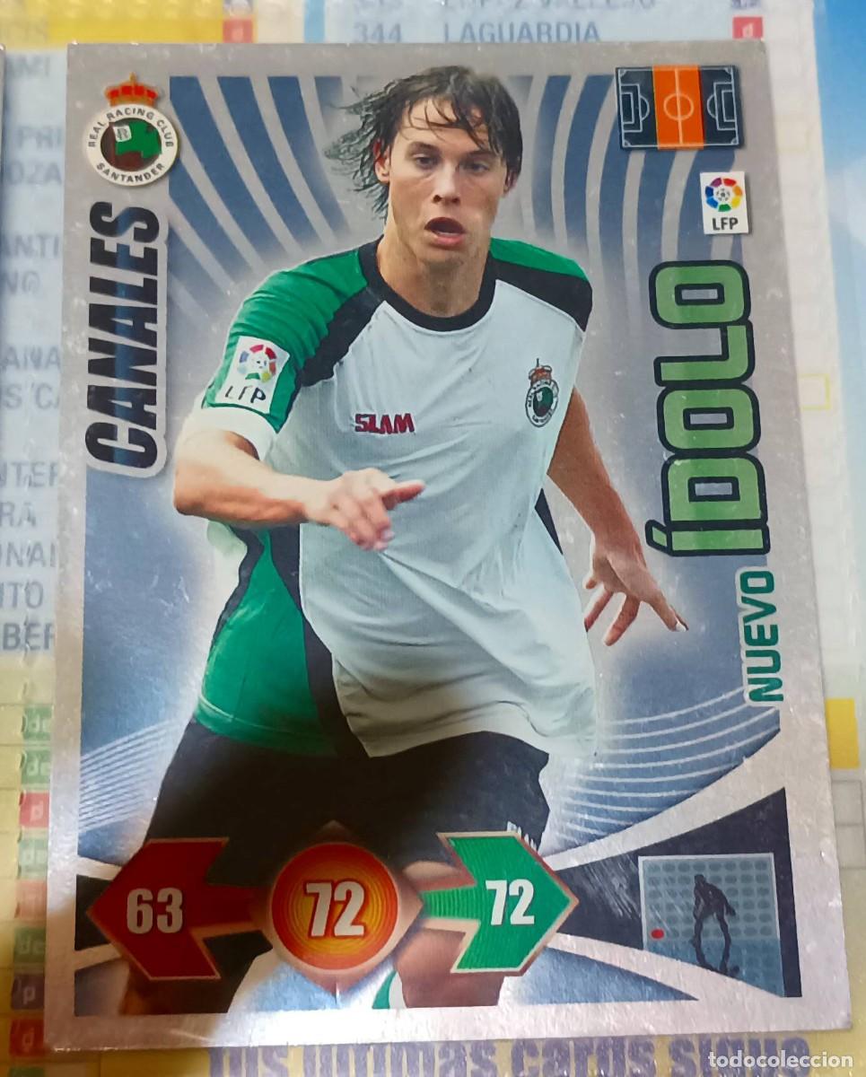 Cromos de f&uacute;tbol: ADRENALYN 2009 2010 --- RACING --- CANALES #465 --- NUEVO IDOLO