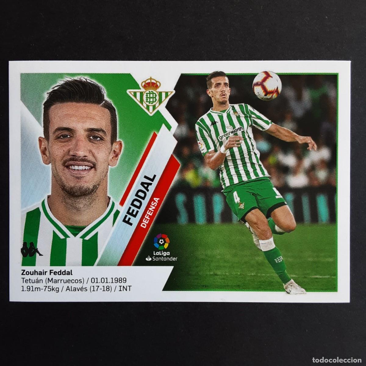 Cromos de f&uacute;tbol: CROMO LIGA 2019 2020 19 20 COLECCIONES ESTE PANINI N&ordm;4A FEDDAL-BETIS NUNCA PEGADO