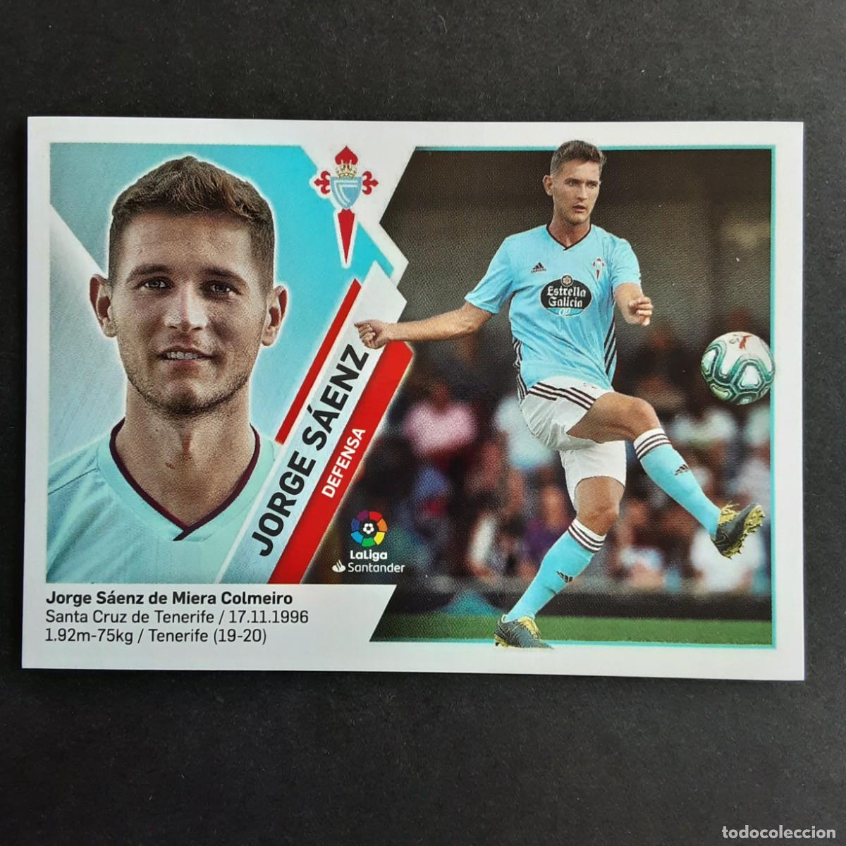 Cromos de f&uacute;tbol: CROMO LIGA 2019 2020 19 20 COLECCIONES ESTE PANINI N&ordm;6 JORGE SAENZ-CELTA NUNCA PEGADO