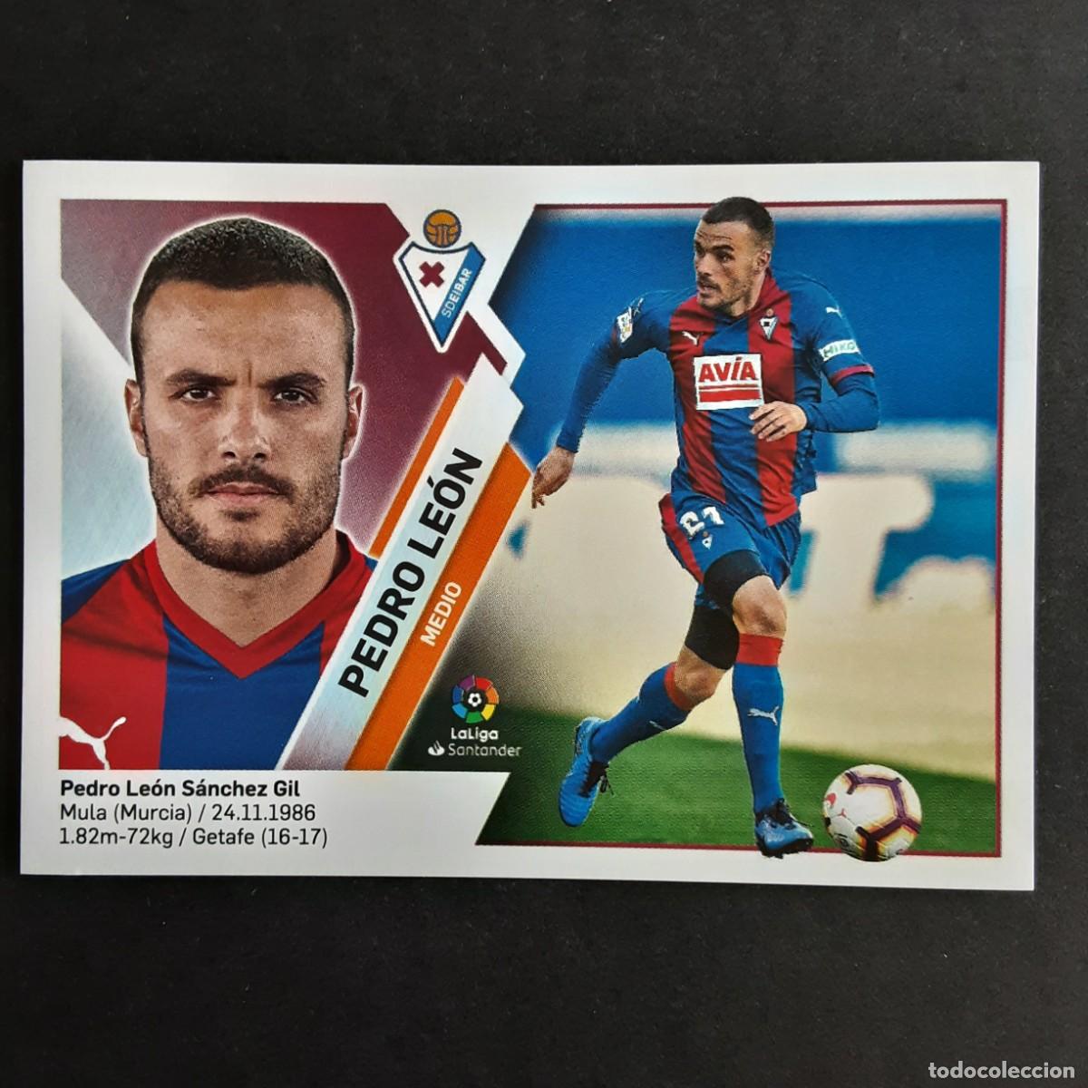 Cromos de F&uacute;tbol: CROMO LIGA 2019 2020 19 20 COLECCIONES ESTE PANINI N&ordm;11A PEDRO LEON-EIBAR NUNCA PEGADO